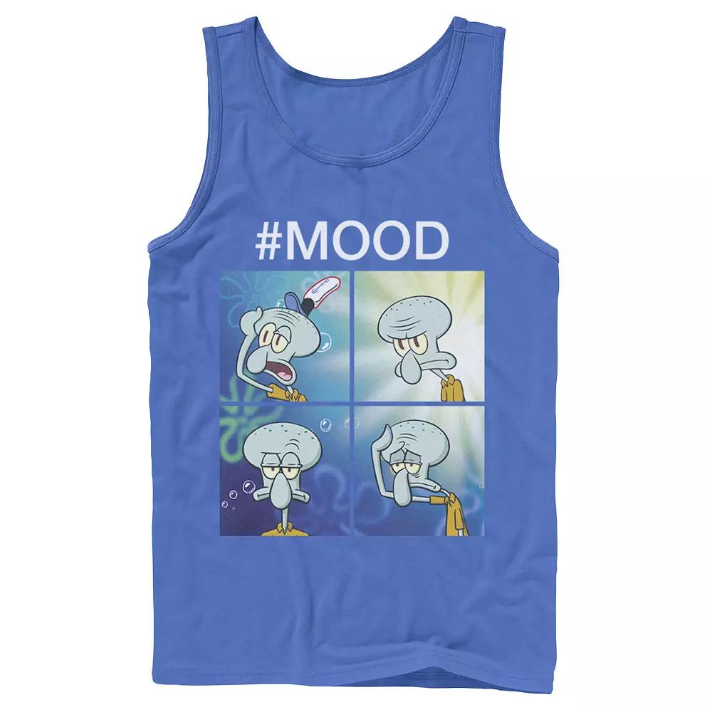Men's Nickelodeon SpongeBob SquarePants Squidward Mood Tank Top,  Product Image