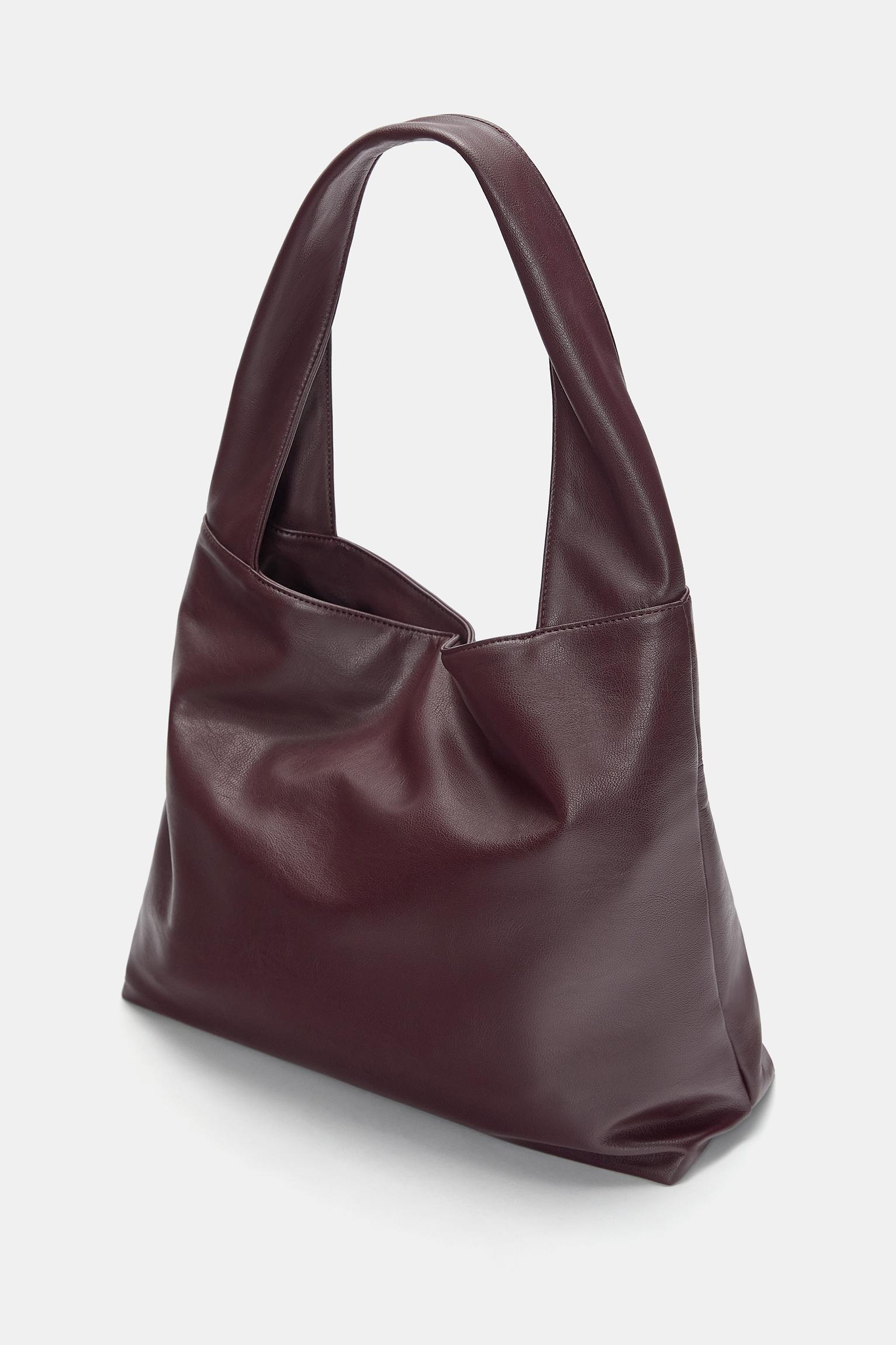 Faux leather shopper bag Product Image