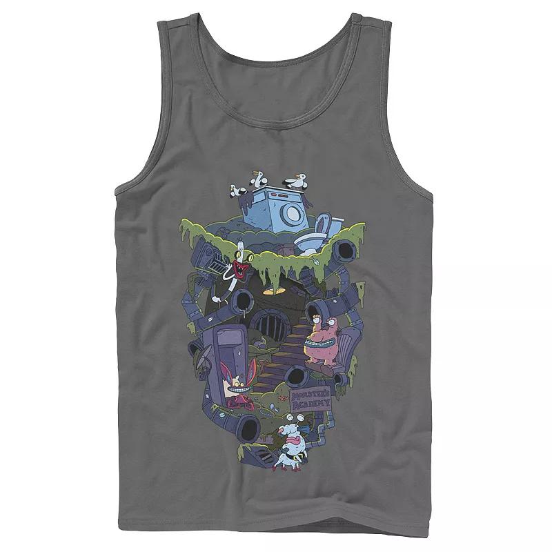 Mens Jurassic Park T-Rex Red Safari Collage Tank Top, Men's,  Product Image