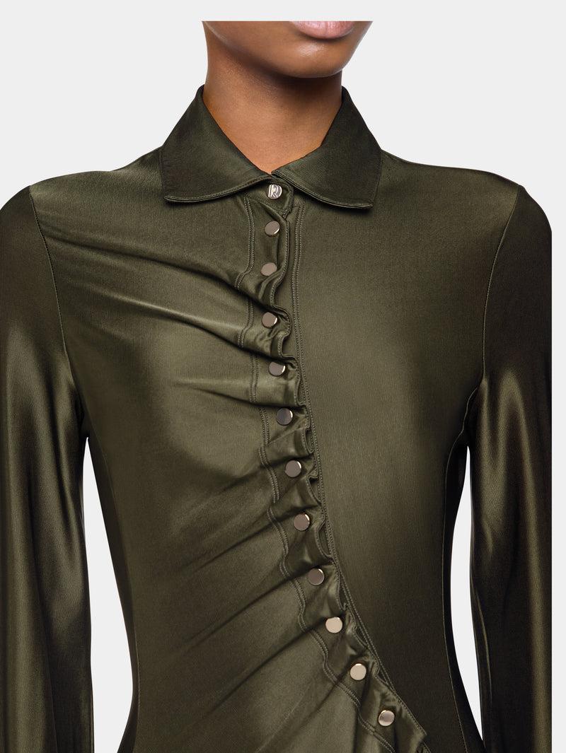 DRAPED MINI DRESS IN JERSEY Product Image