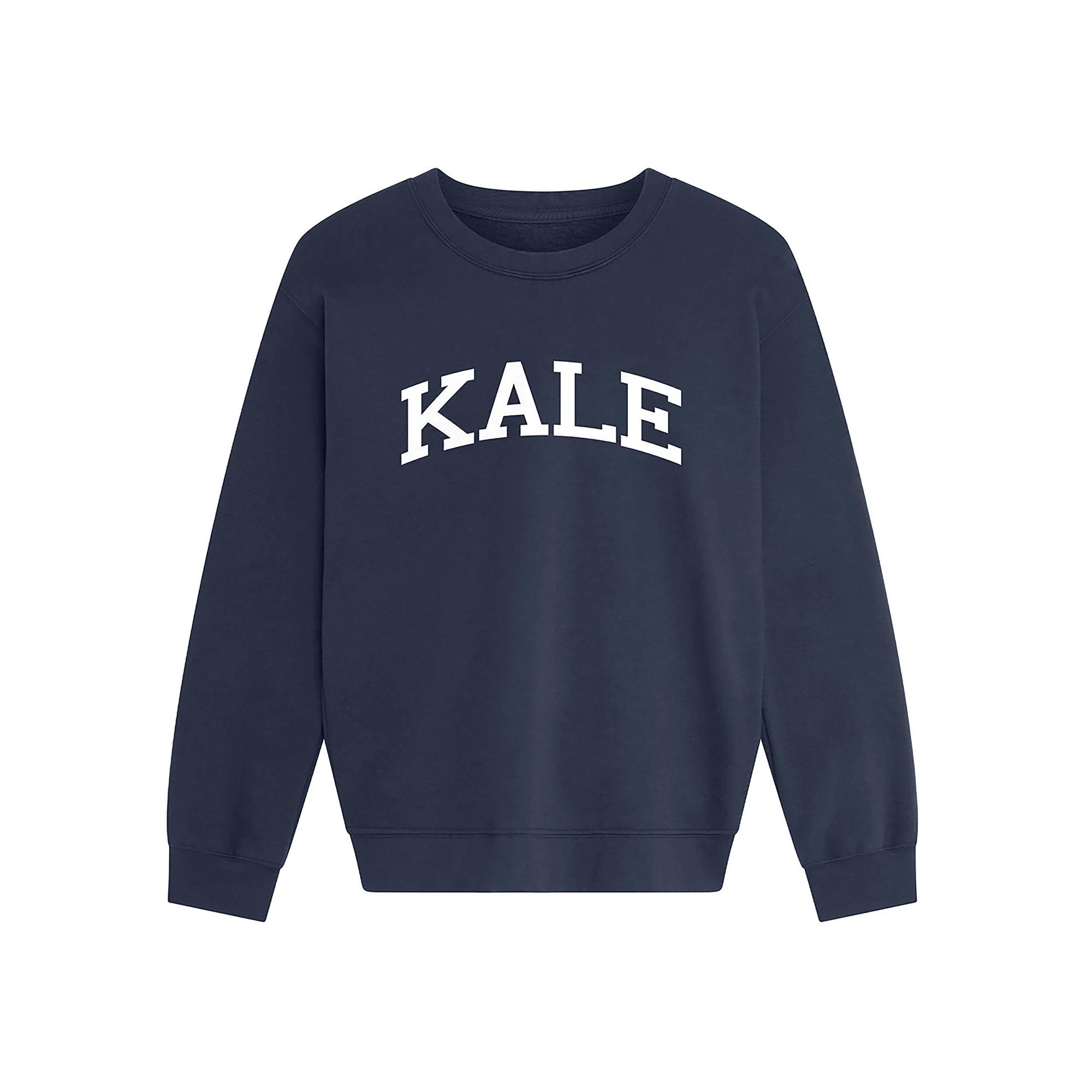 Women's "Kale" Arched Graphic Crewneck Pullover, Girl's,  Product Image