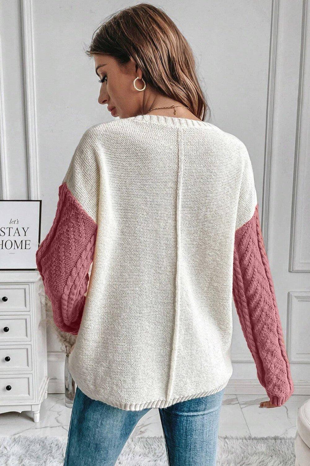 Blocks Of Fall Knit Sweater - 3 Colors Available* Product Image