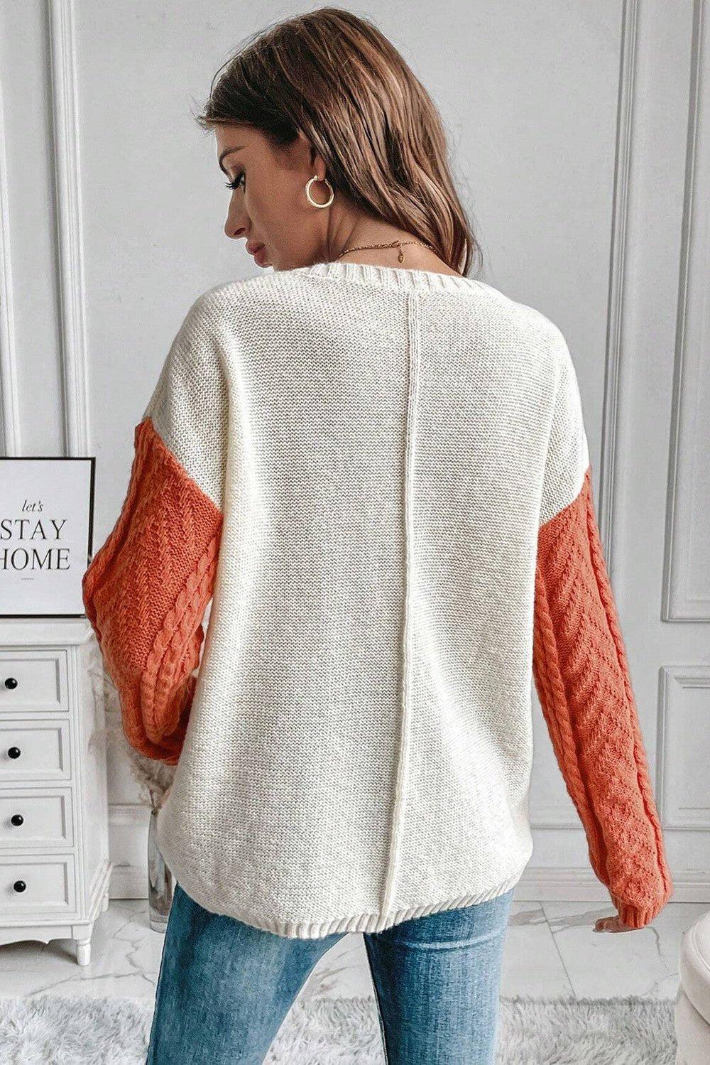 Blocks Of Fall Knit Sweater - 3 Colors Available* Product Image