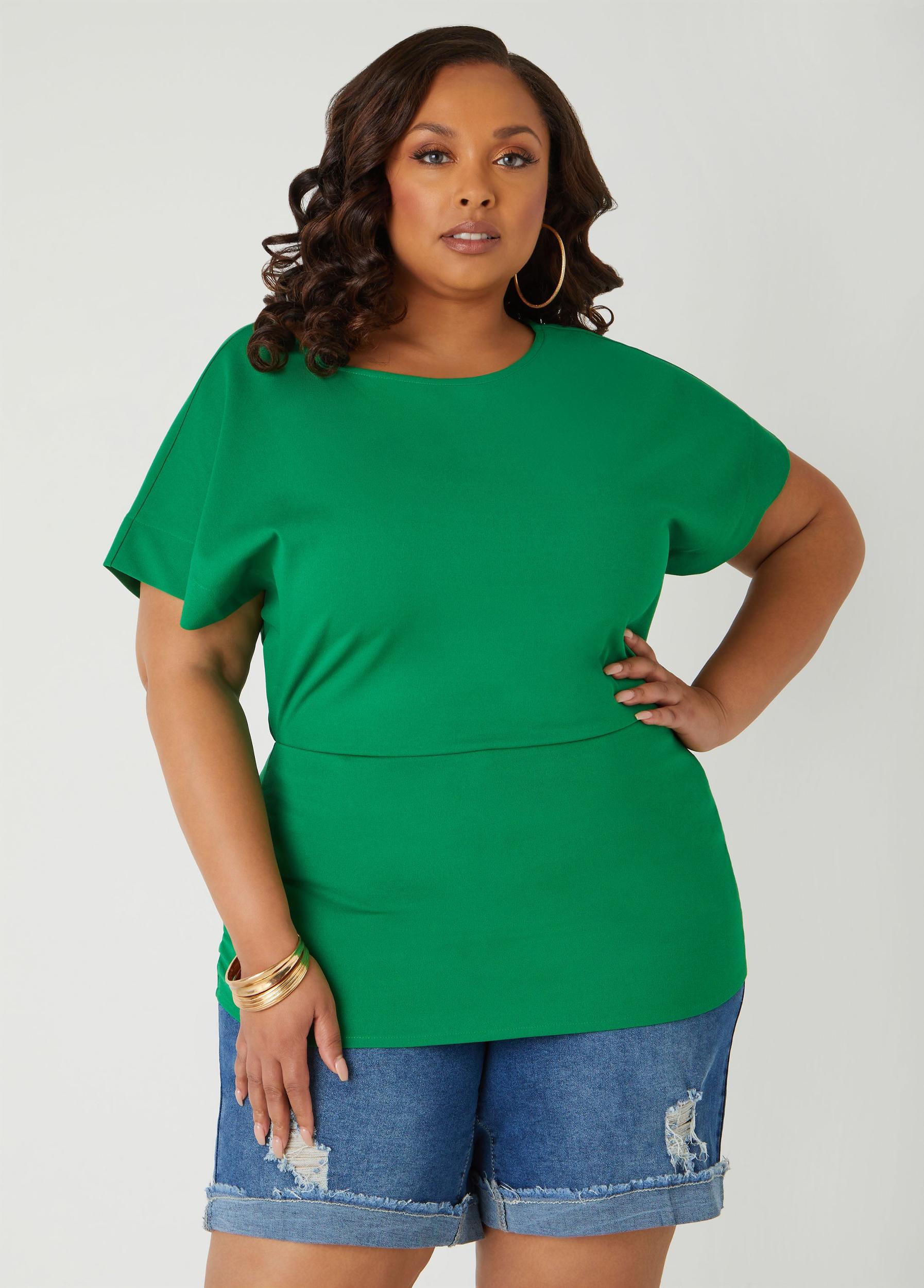 Ruched Crepe Top Product Image
