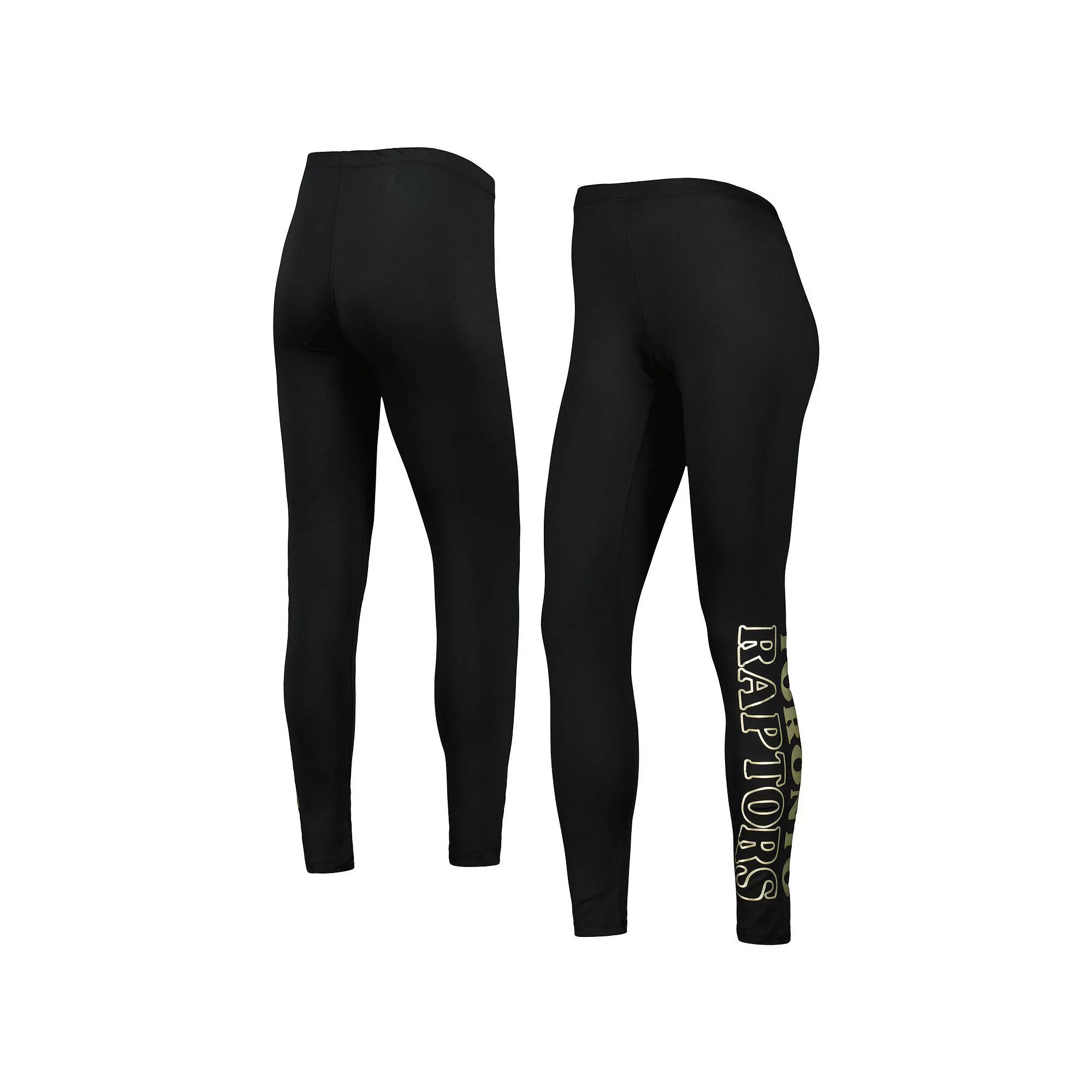 Women's G-III 4Her by Carl Banks Black Toronto Raptors Stadium Leggings,  Product Image