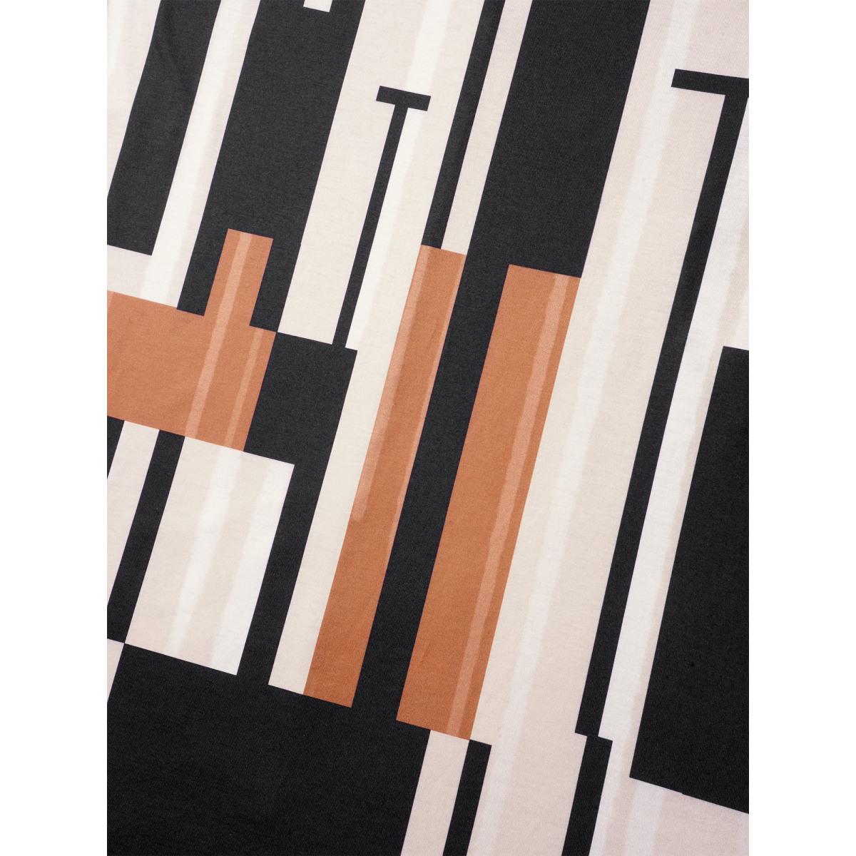 Plus Size Abstract Print Pockets Cami Midi Dress Multicolor Women Casual Gathered Round Neck Sleeveless Curvy BloomChic 14-16/1X Product Image