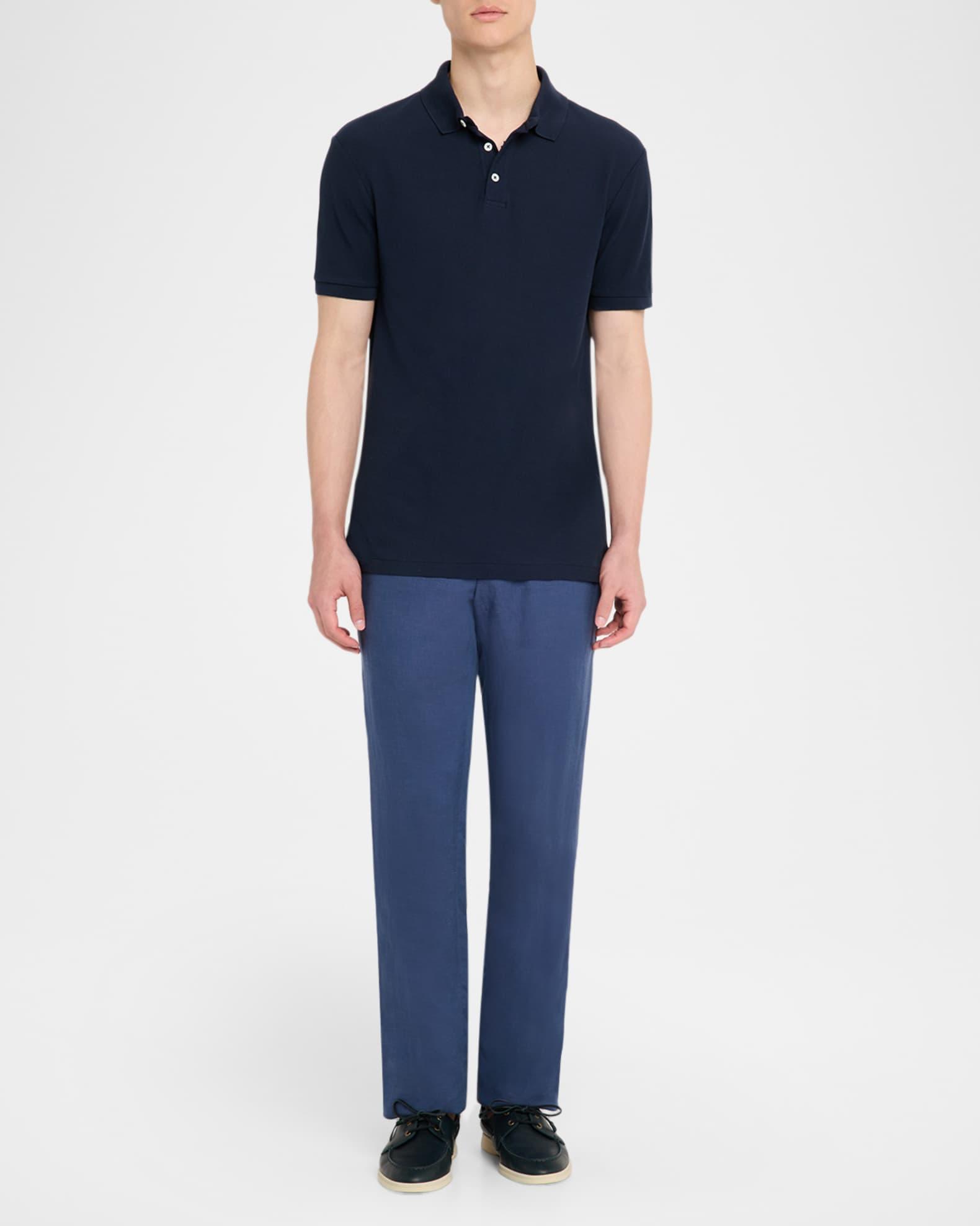 Men's Standard Fit Honeycomb Mesh Polo Shirt Product Image