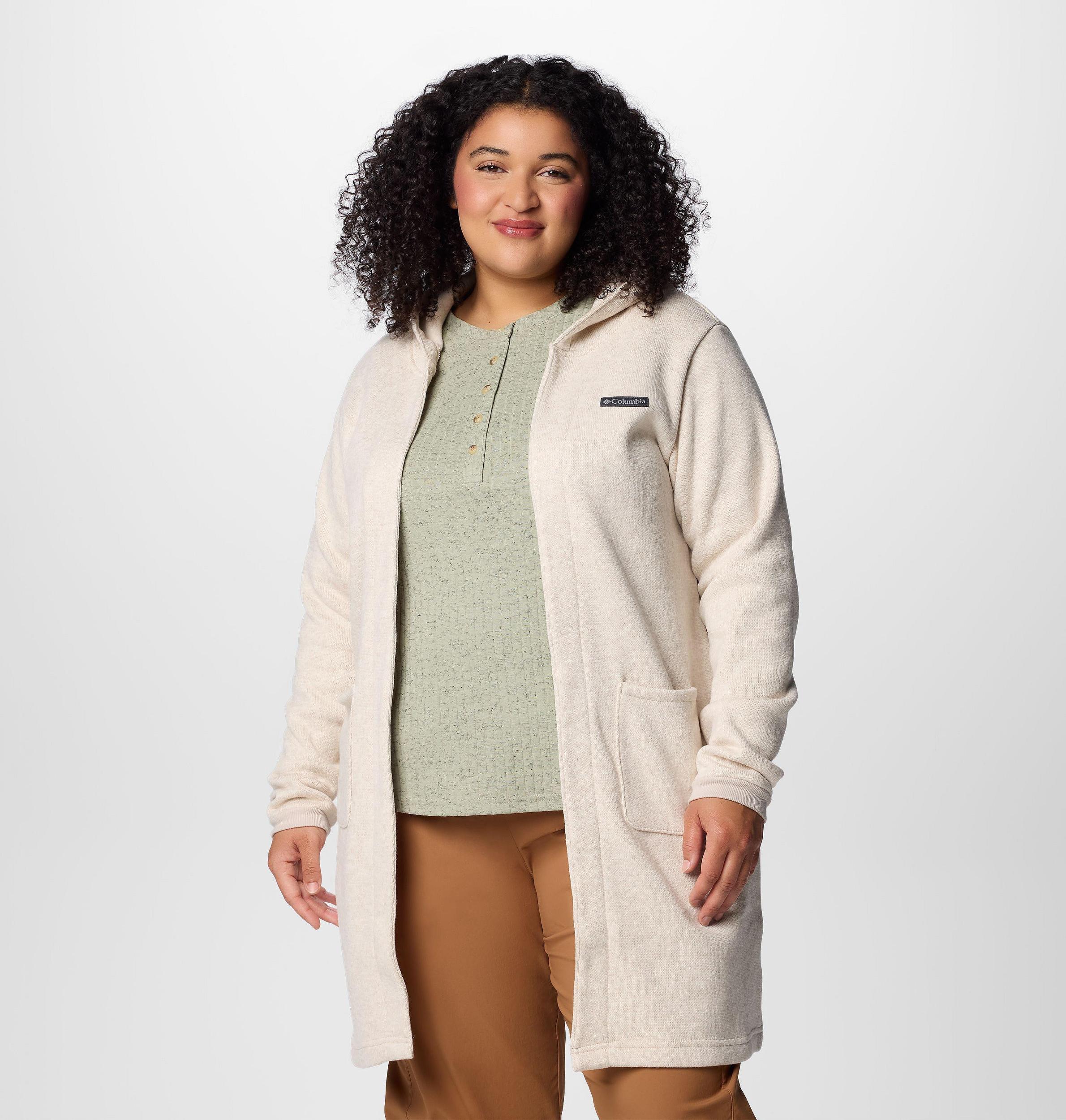 Columbia Womens Montavilla Hooded Cardigan - Plus Size- Product Image