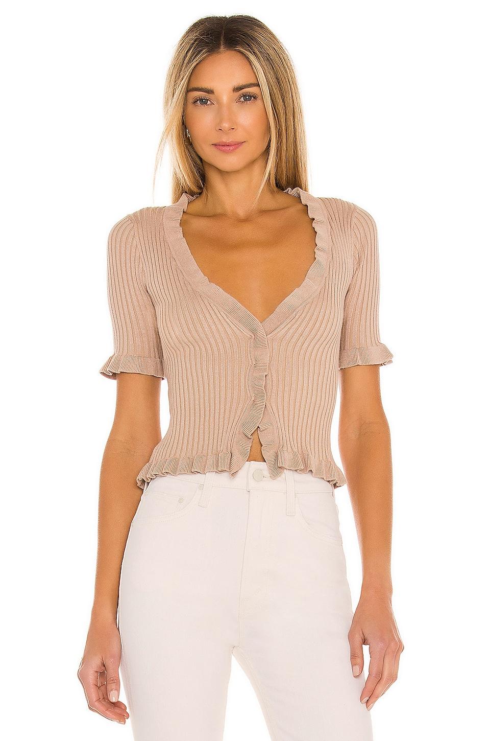 Carissa Ruffle Sweater Lovers and Friends Product Image