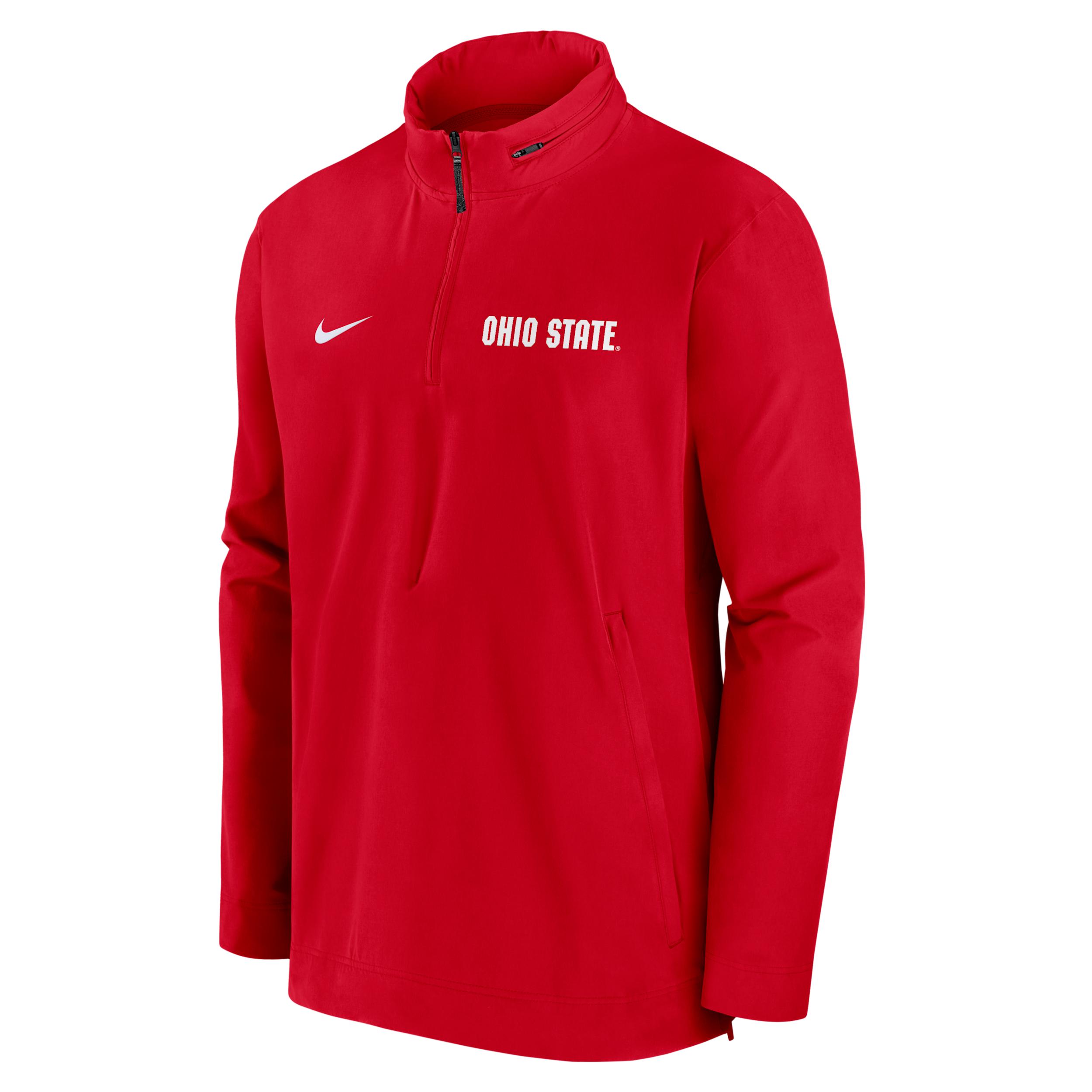 Michigan State Spartans Sideline Coach Nike Mens College 1/2-Zip Hooded Jacket | 02F008DSMST-MT3 Product Image