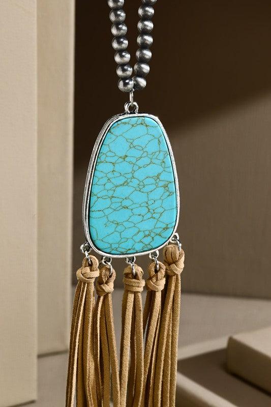 TURQUOISE STATEMENT NECKLACE Product Image