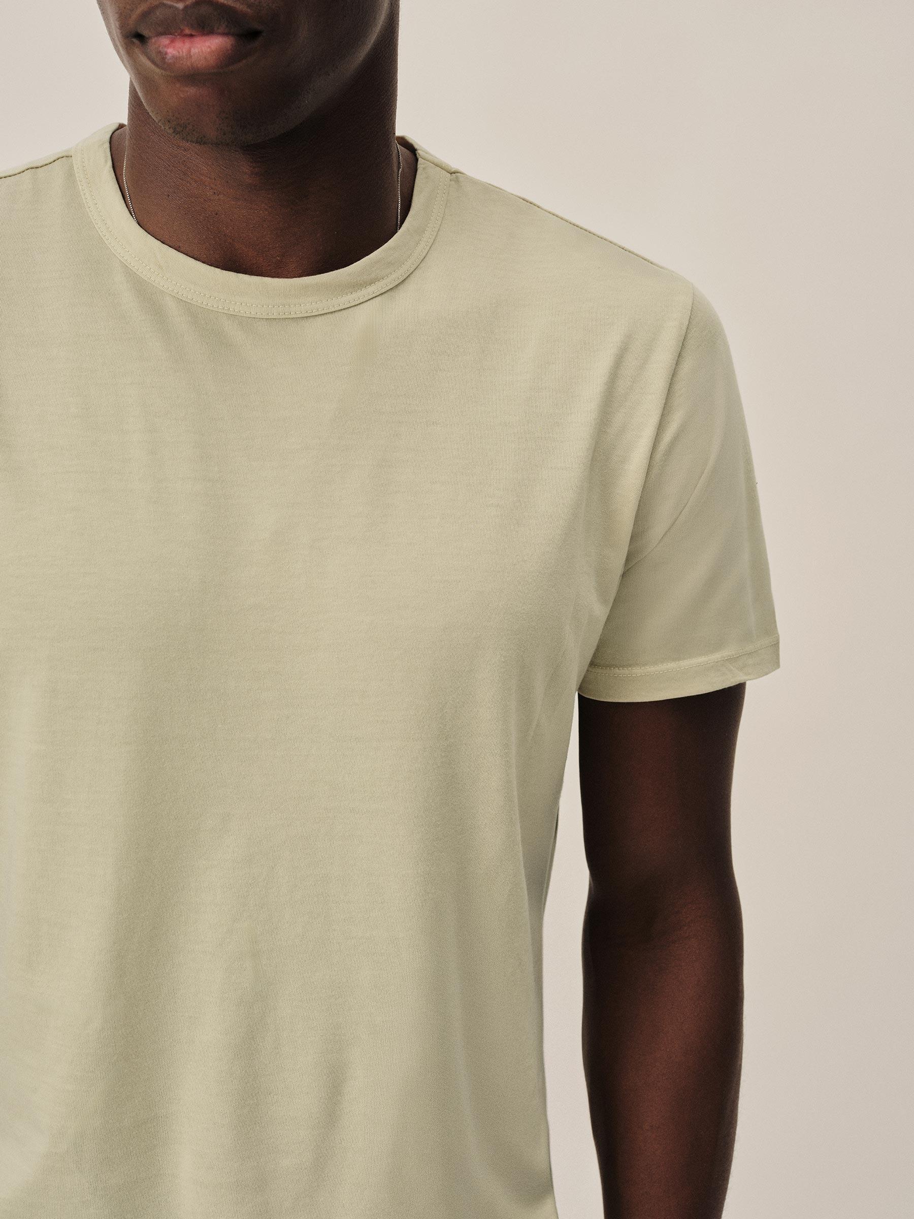 Pale Sand Pima Classic Tee Product Image