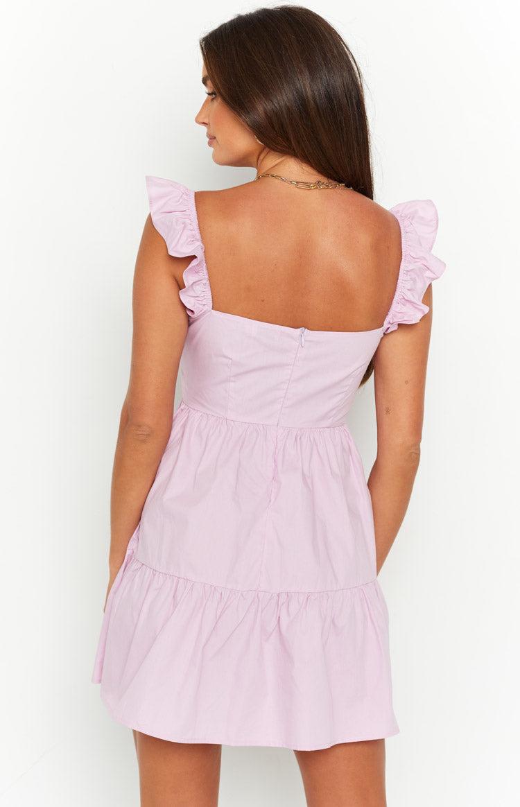 Adair Pink Frill Tiered Mini Dress Baby Product Image