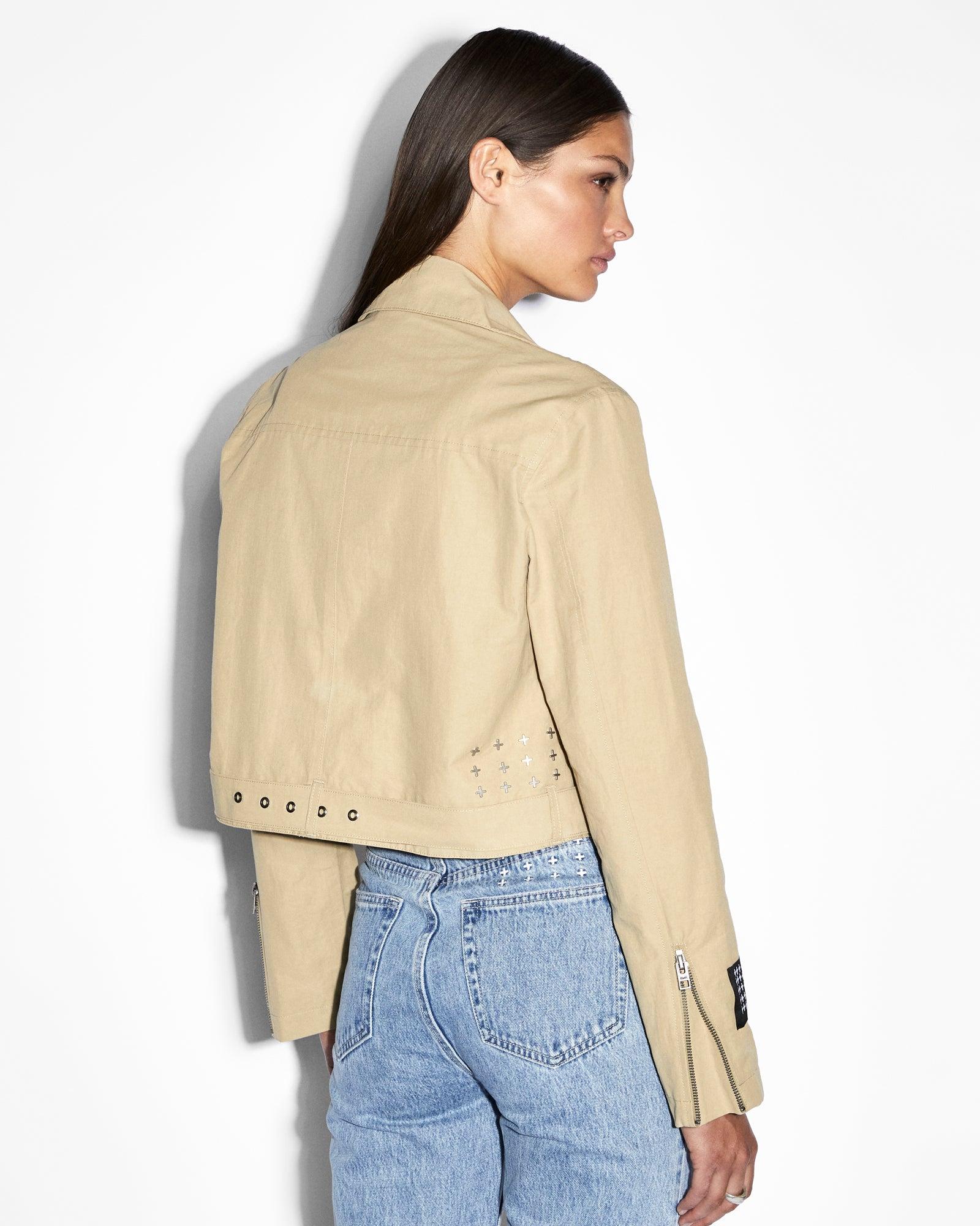 INCOGNITO BIKER/TRENCH KHAKI Female Product Image