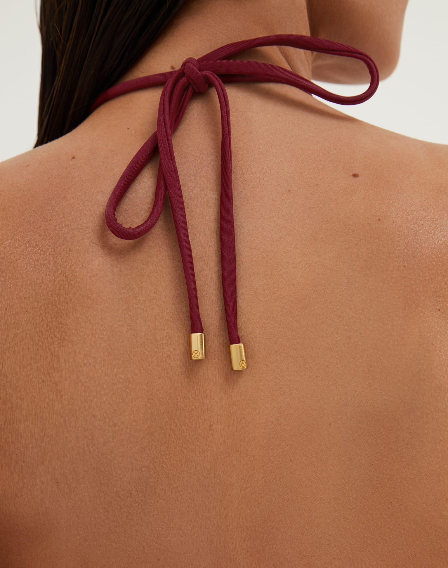 Matte Liza Bandeau Top - Ponche Product Image