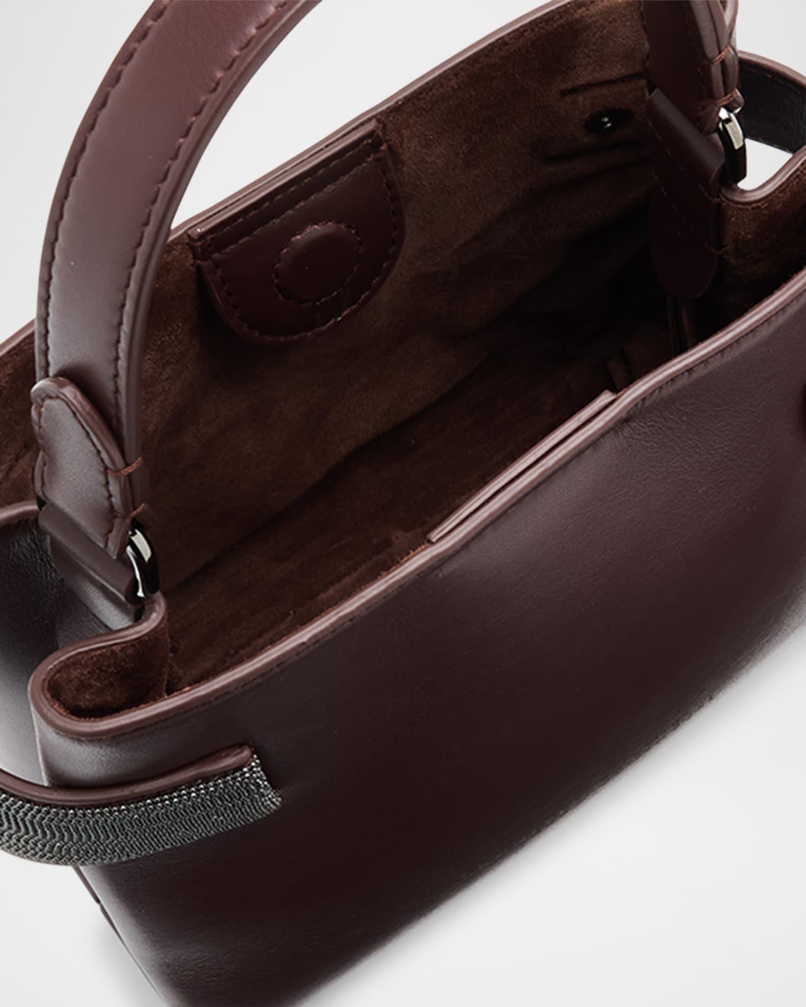 Essence Monili Leather Top-Handle Bag Product Image