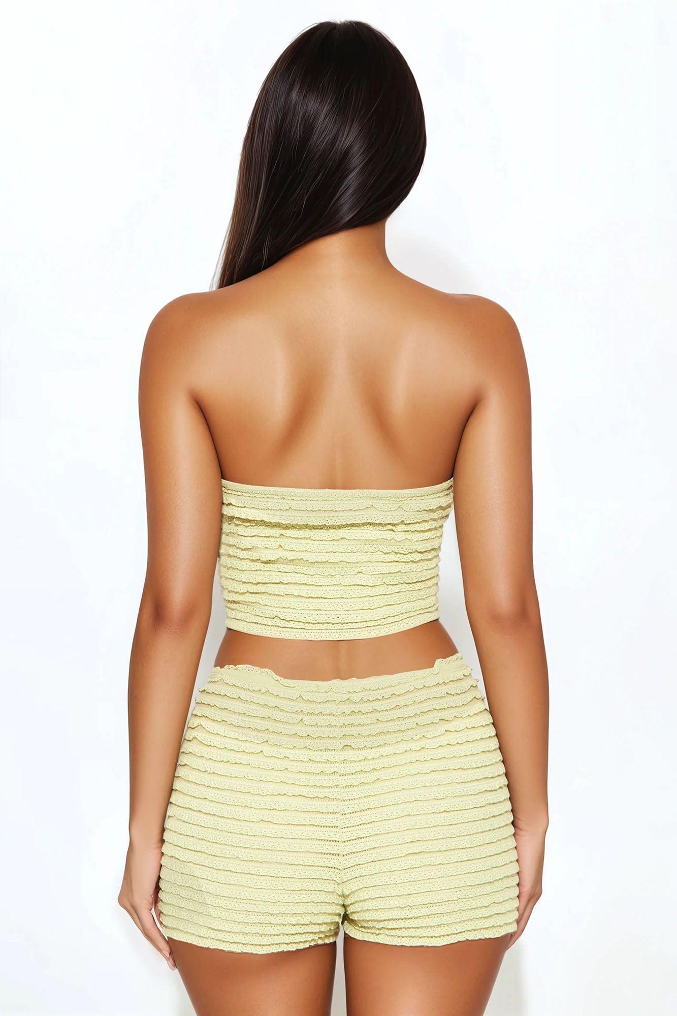 Cassidy Lace Short Set - Green Product Image