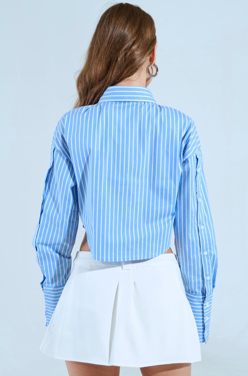 PLEASE DONT TALK TO ME BUTTON DOWN TOP Product Image