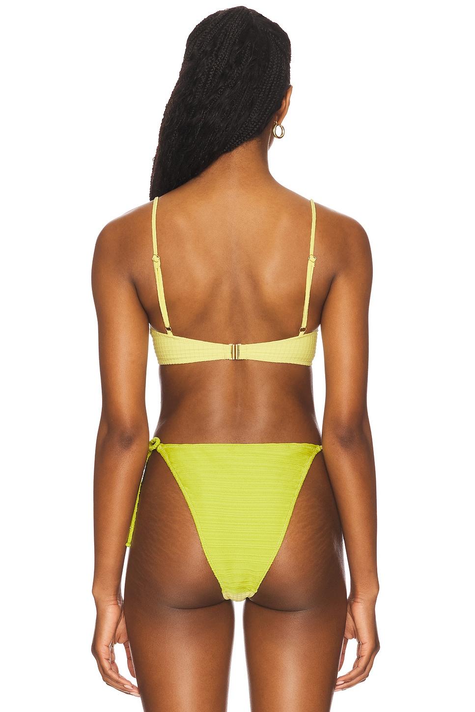 Maeve Charm Bikini Top YLLW THE LABEL Product Image