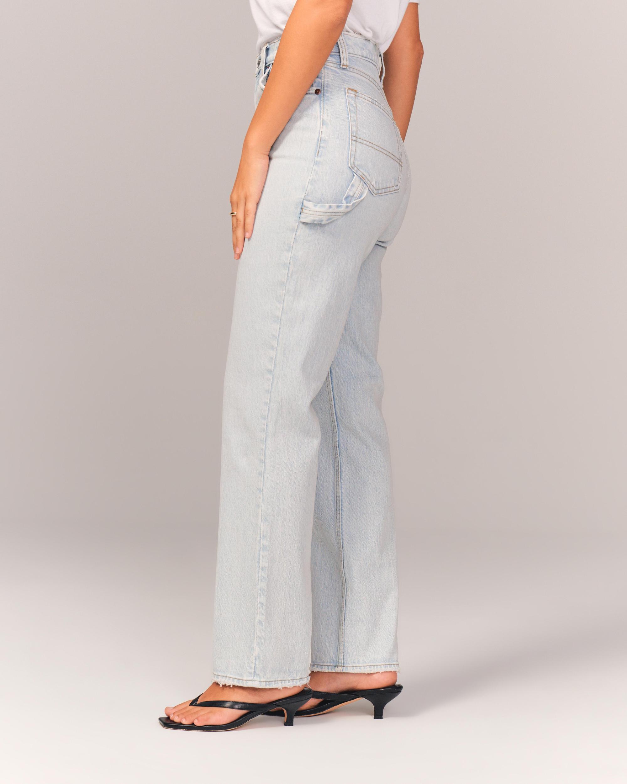 Curve Love Ultra High Rise 90s Straight Carpenter Jean Product Image