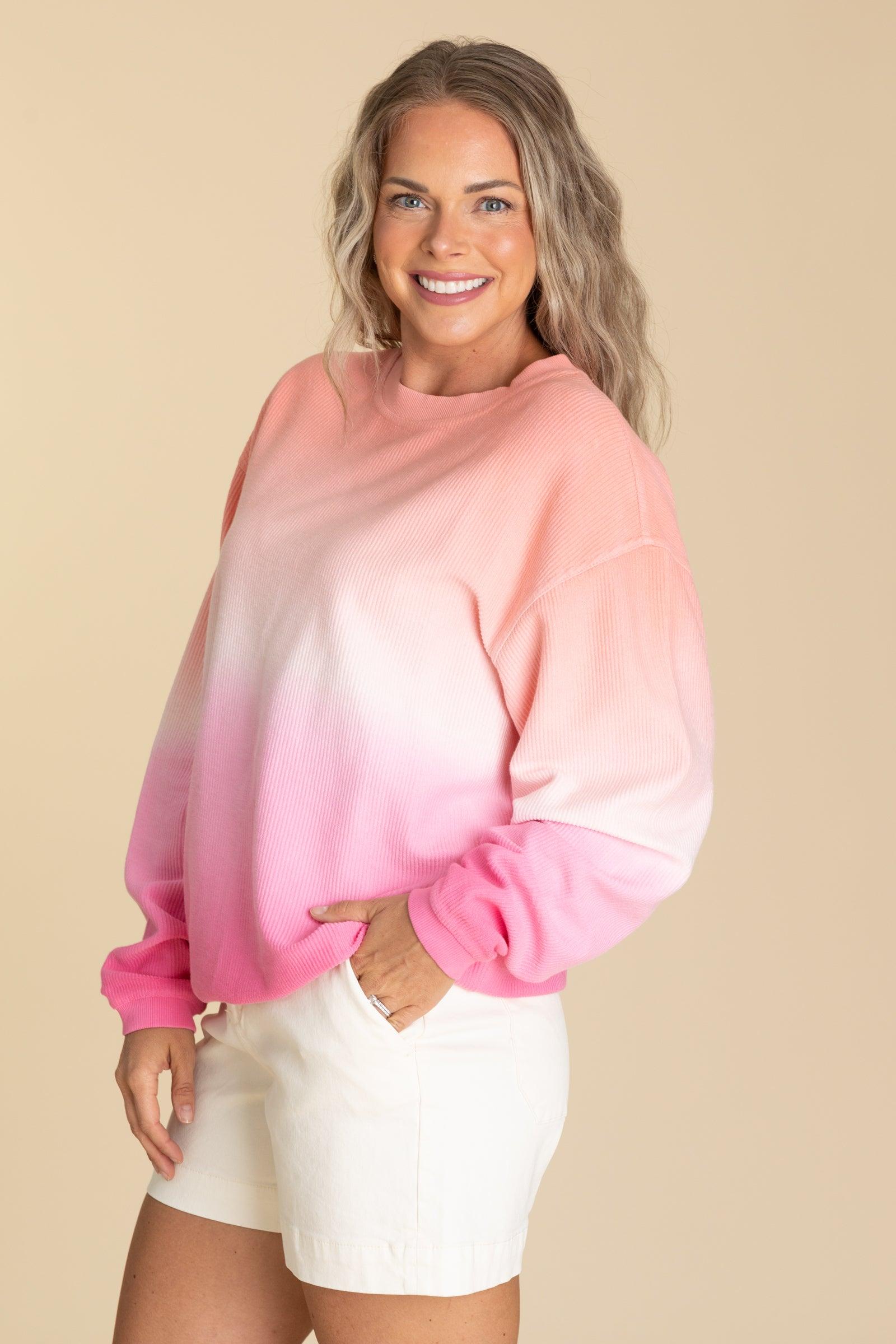 The Casual Comfort Corded Sweatshirt Product Image