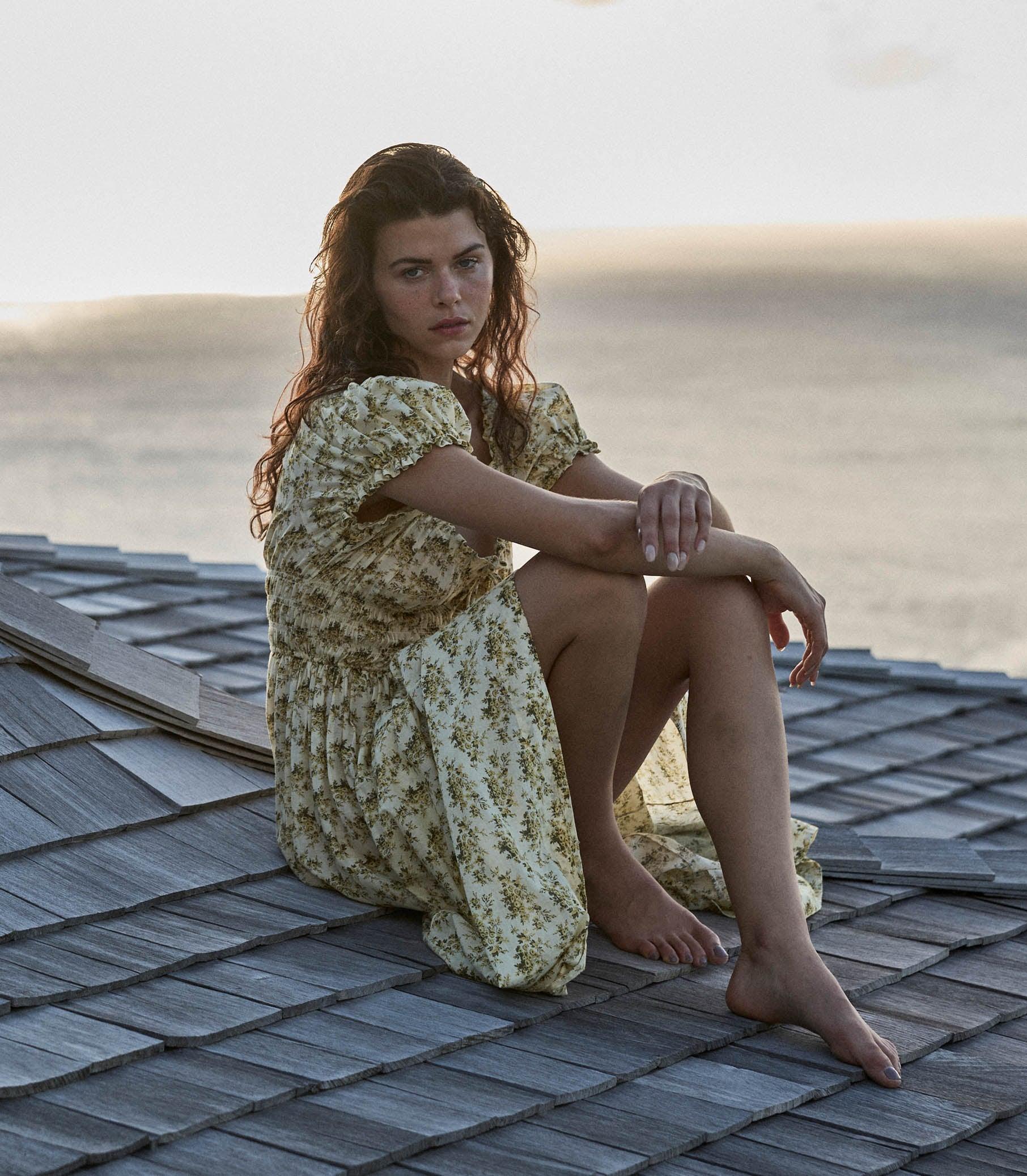 ASHLYNN DRESS -- CITRON ROSIER FLORAL Product Image