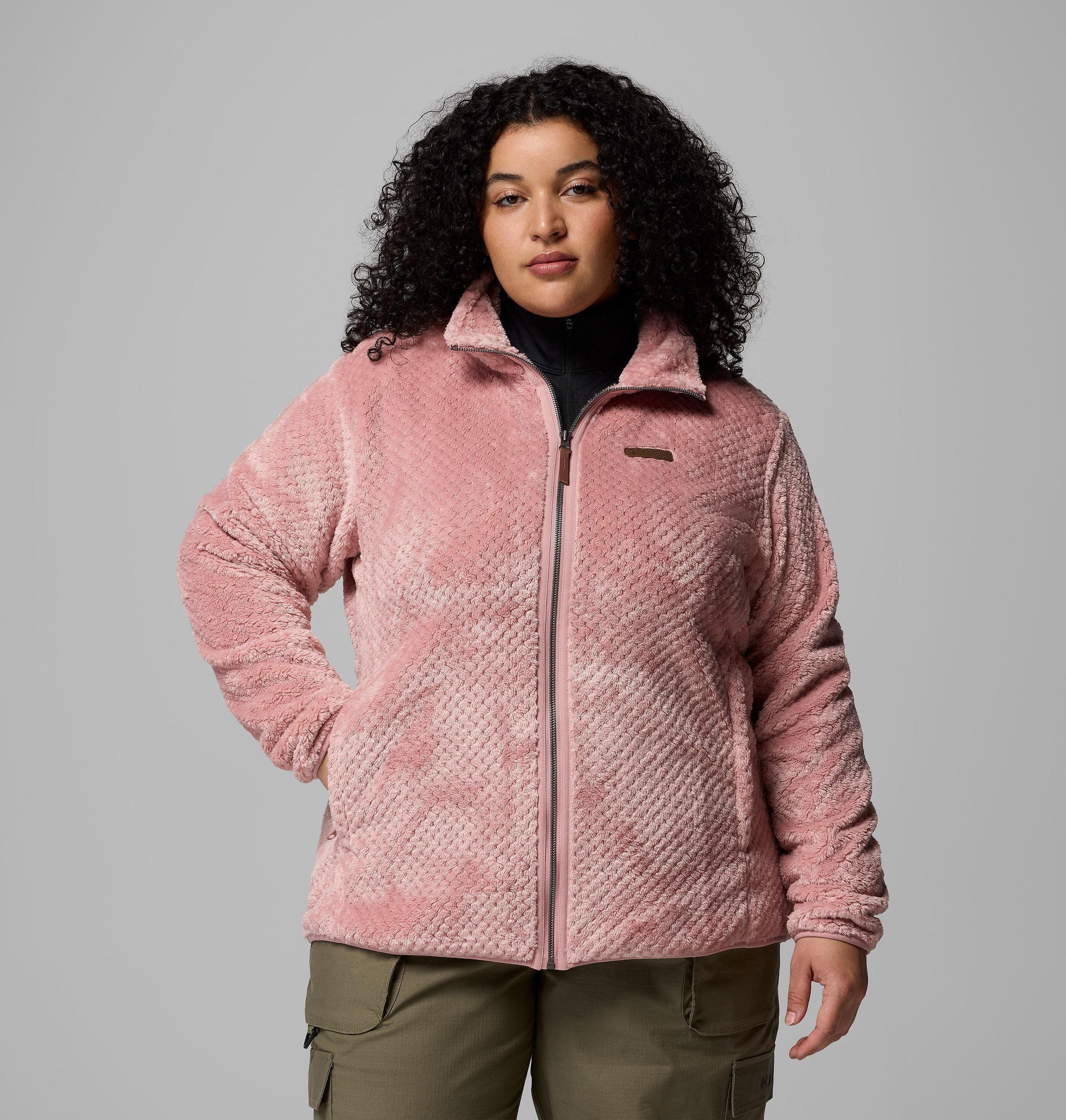 Columbia Womens Fire Side II Sherpa Full Zip Fleece - Plus Size- Product Image