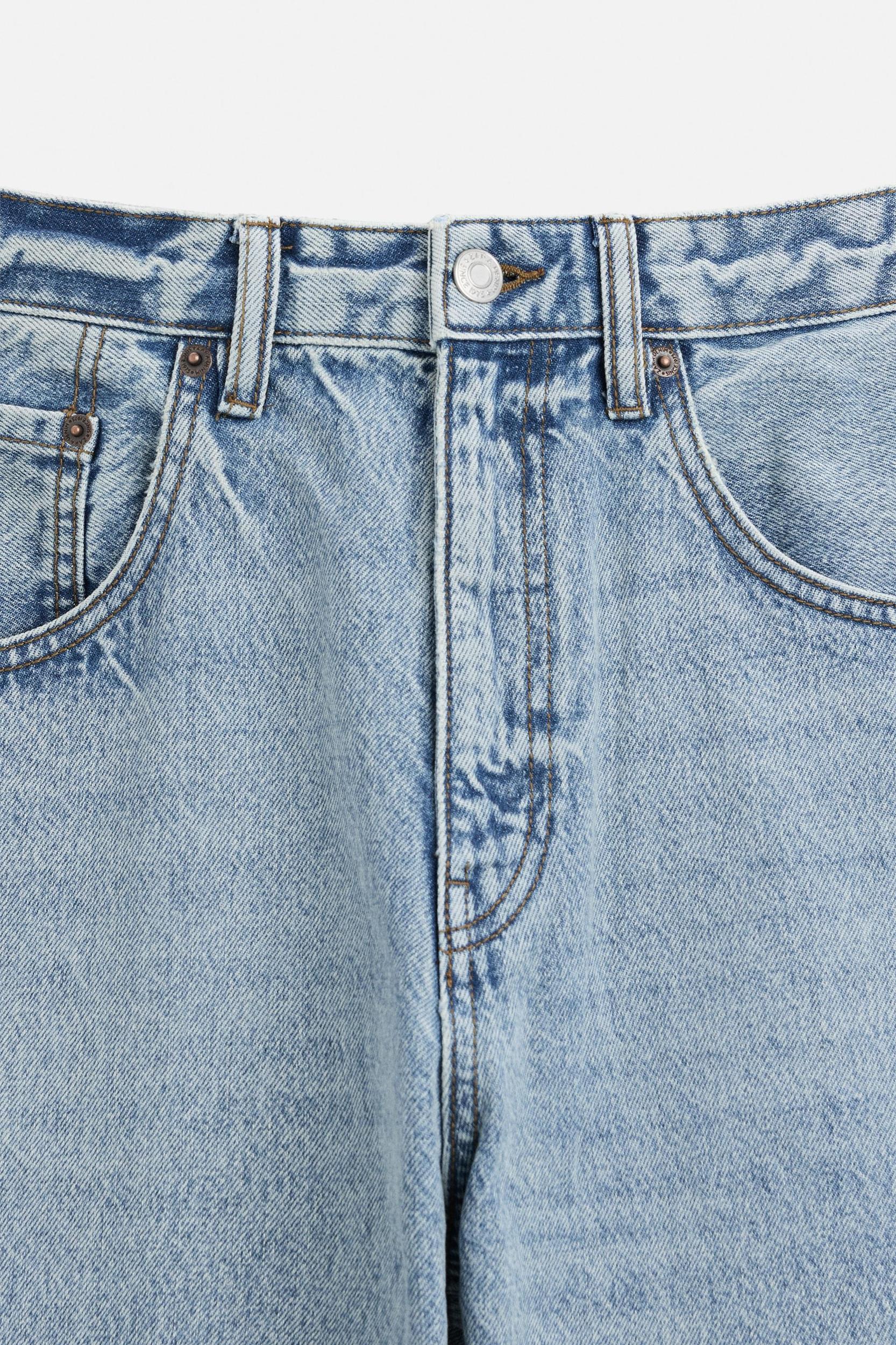 BAGGY FIT STRIPE JEANS Product Image