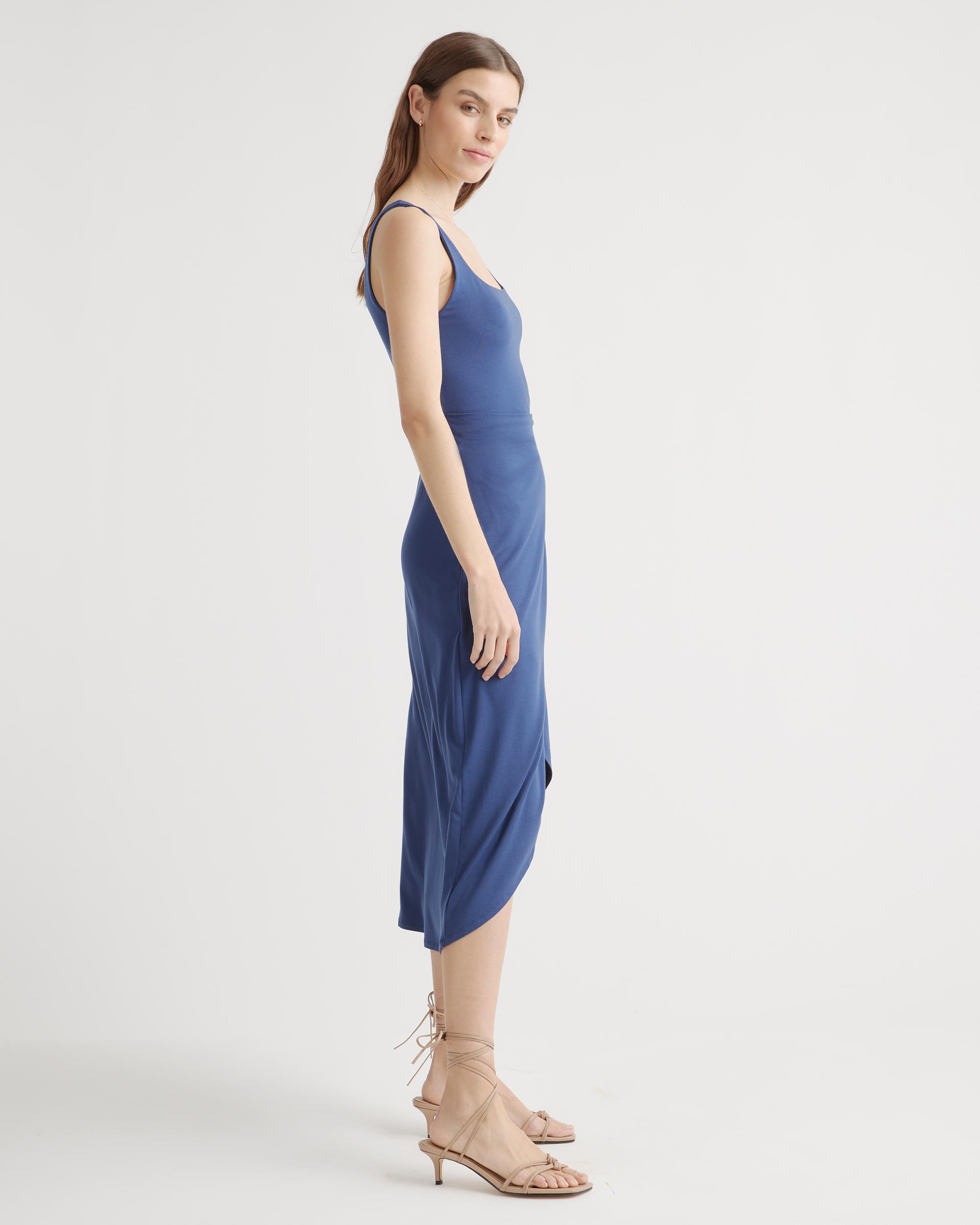 Quince | Women's Tencel Jersey Side Tie Midi Dress Product Image