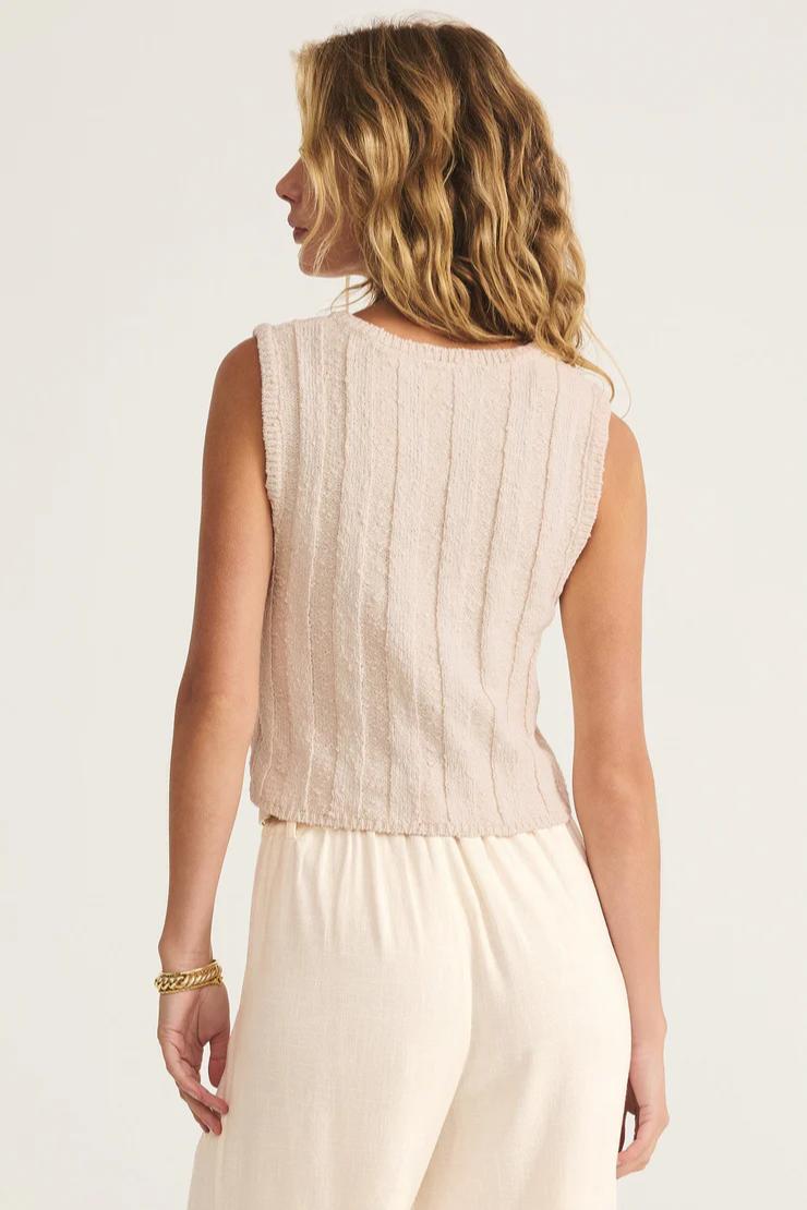 Calan Rib Sweater Cropped Tank Product Image