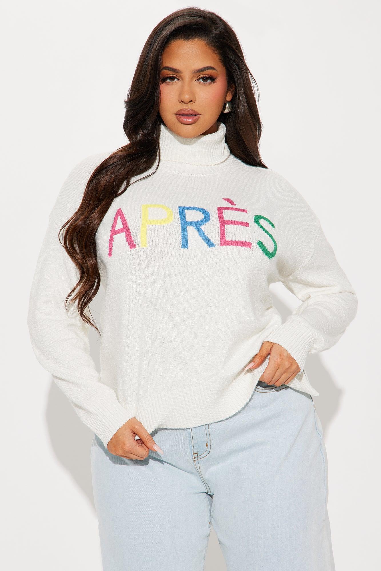 Apres Turtle Neck Sweater - Ivory/combo Product Image