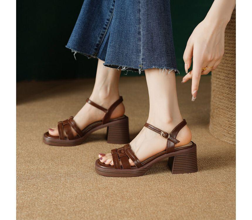 Block Heel Sandals Product Image