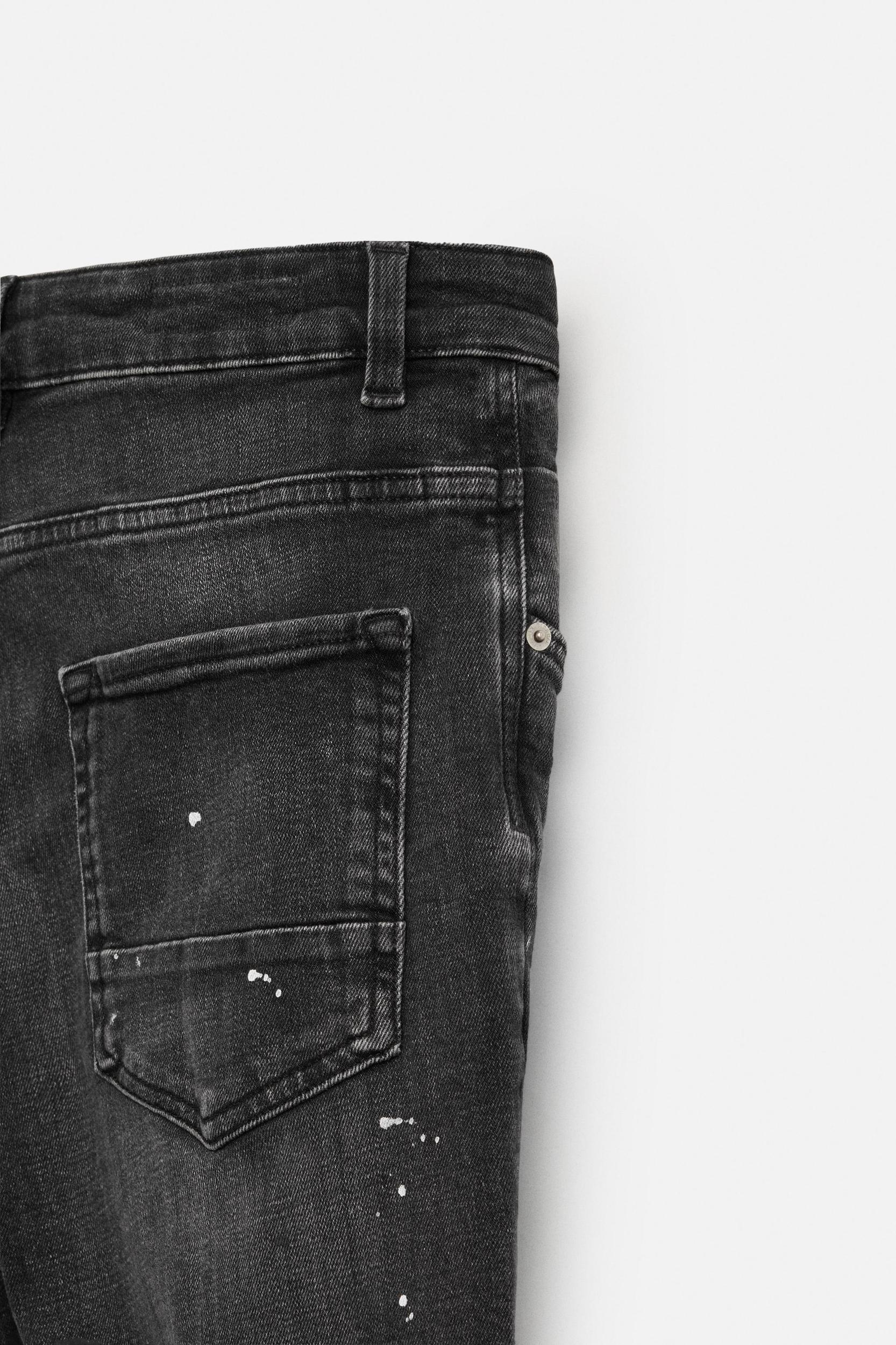 RIPPED SKINNY FIT JEANS Product Image