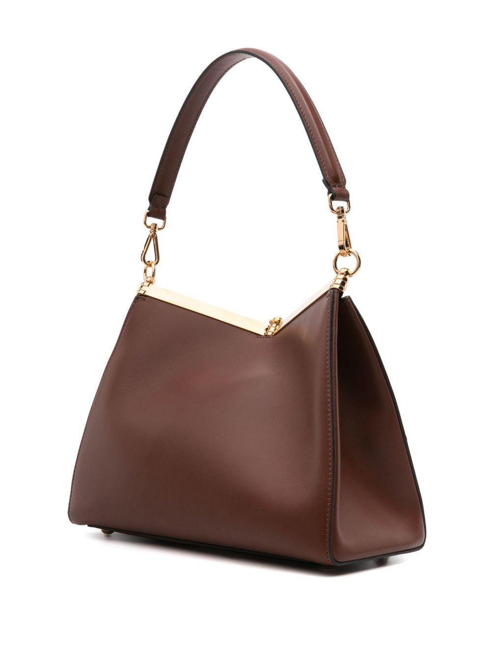 medium Vela leather shoulder bag Product Image