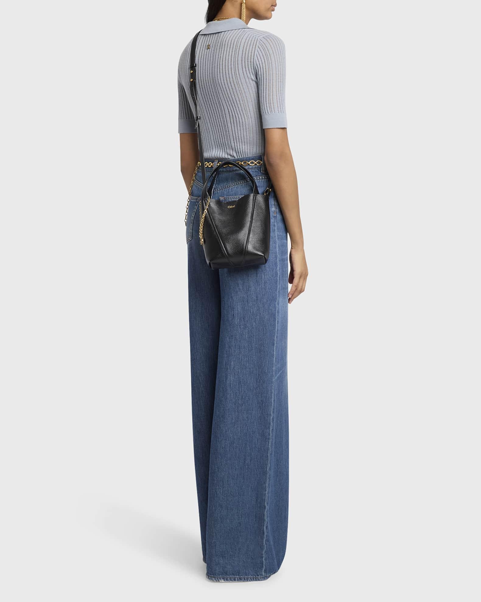 Spin Mini Tote Bag in Grained Calfskin  Product Image