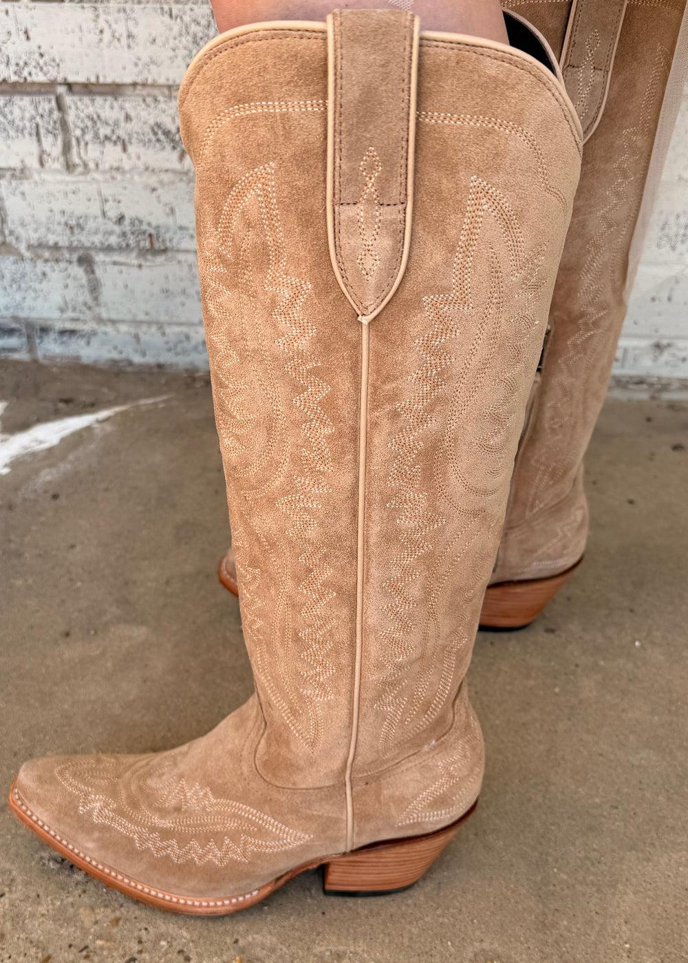 Women's Ariat Taupe Casanova XToe Boots Product Image