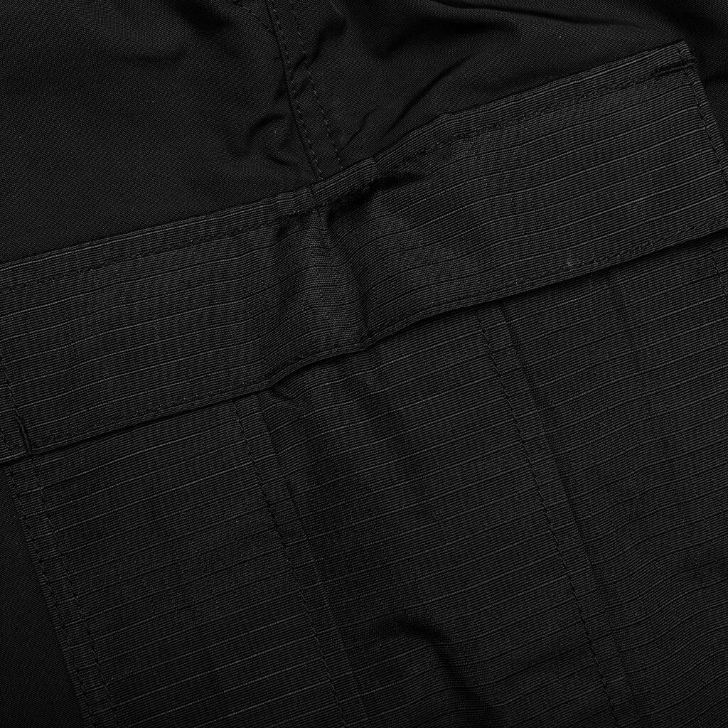 Nylon Cargo Pants - Black Male Product Image