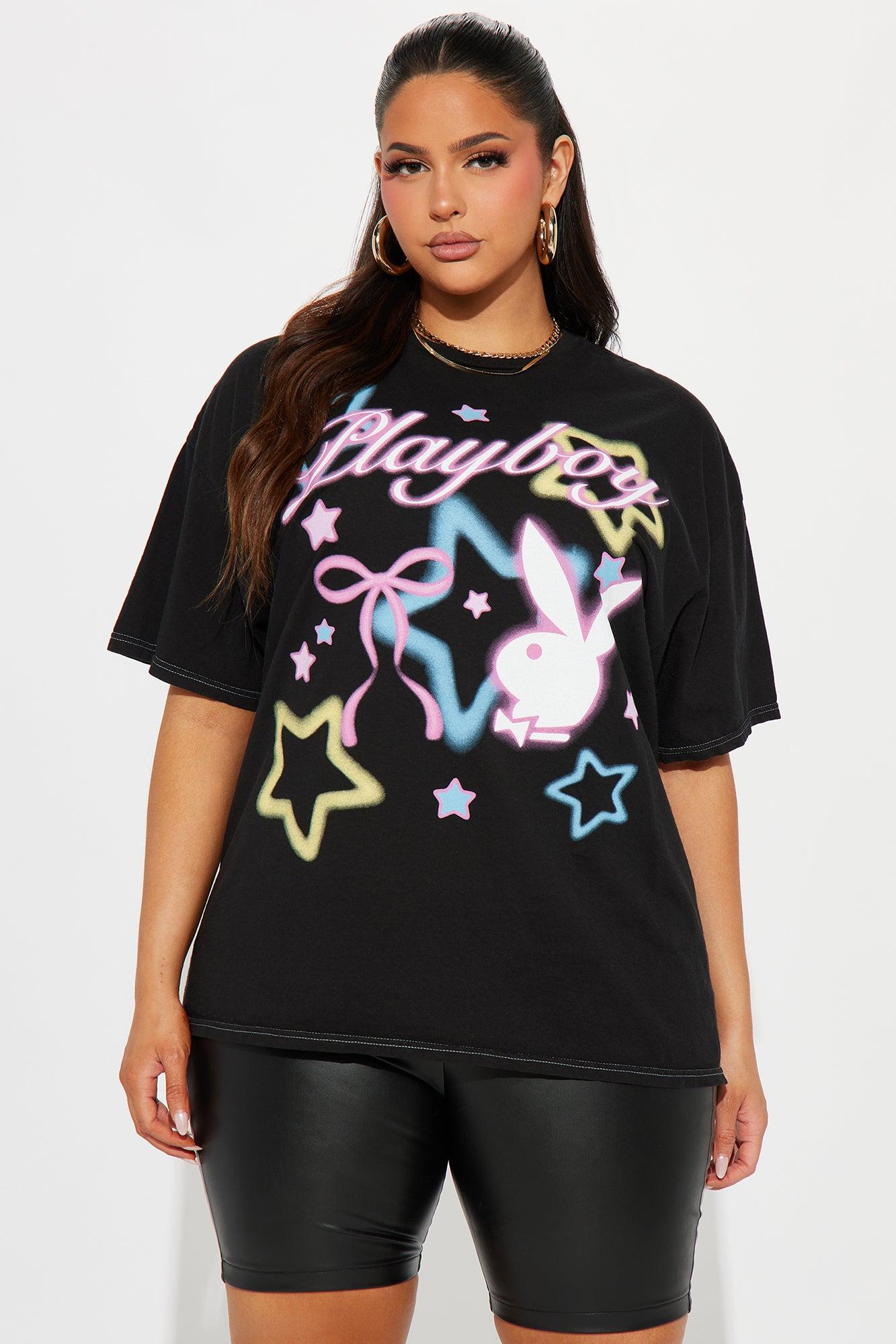 Playboy Y2K Graphic Tee - Black Wash Product Image
