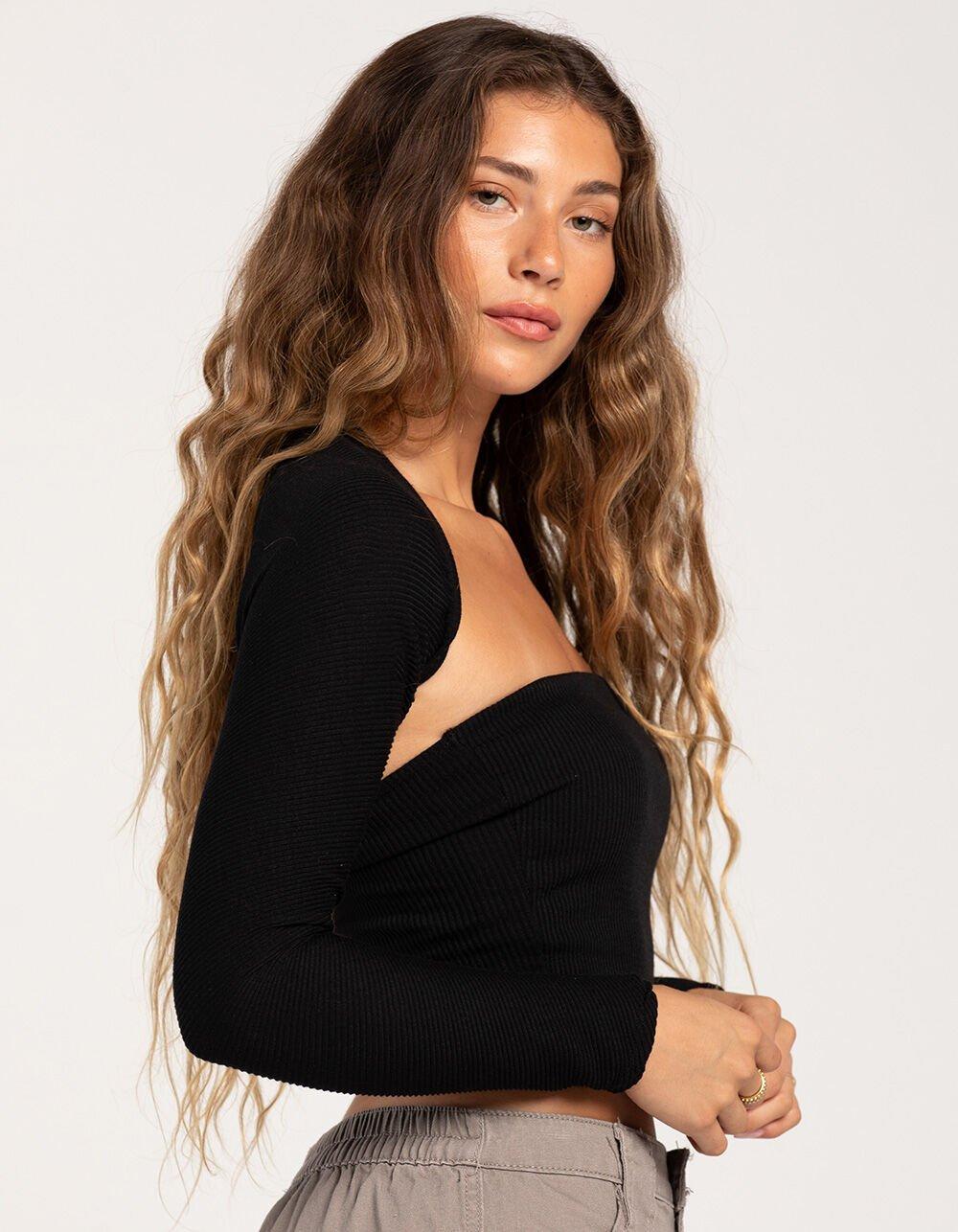 RSQ Womens Tube Shrug Set - BLACK Product Image