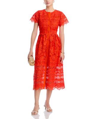 Hibiscus Lace Dress Product Image