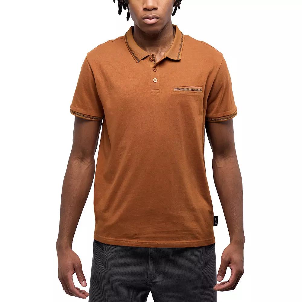 Men's Cultura Short Sleeve Polo With Chest Rib Pocket, Size: XL, Sienna Product Image