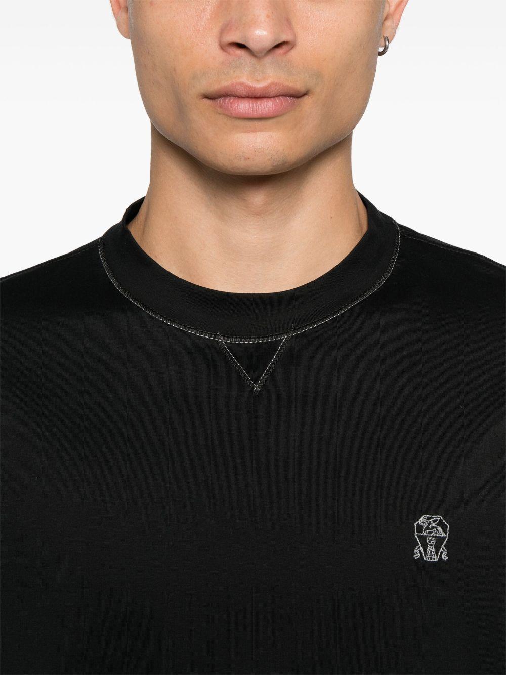 embroidered-logo T-shirt Product Image