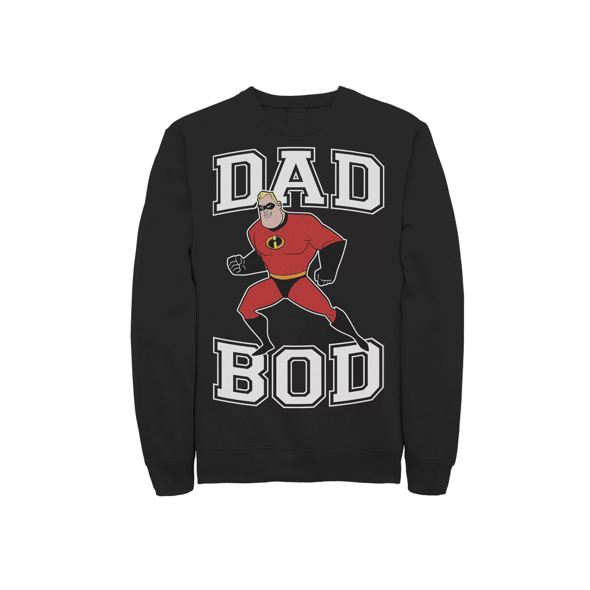 Disney / Pixar's The Incredibles Mr. Incredible Men's Dad Bod Portrait Sweatshirt,  Product Image
