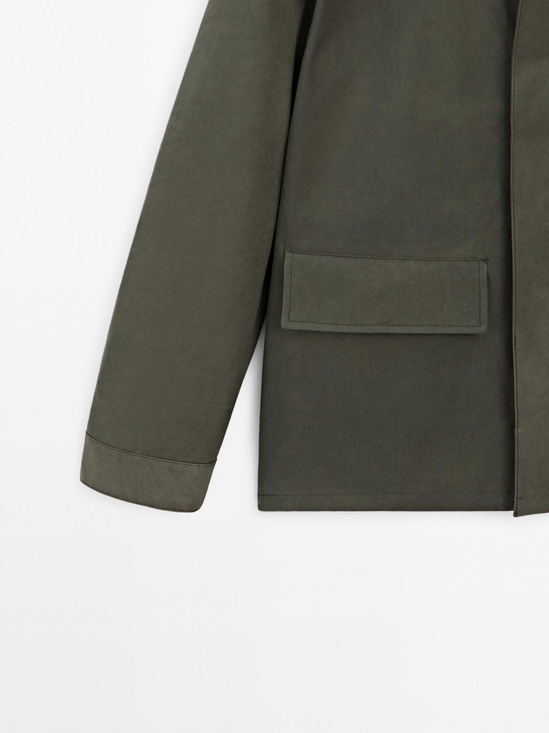 100% cotton maltinto finish jacket Product Image