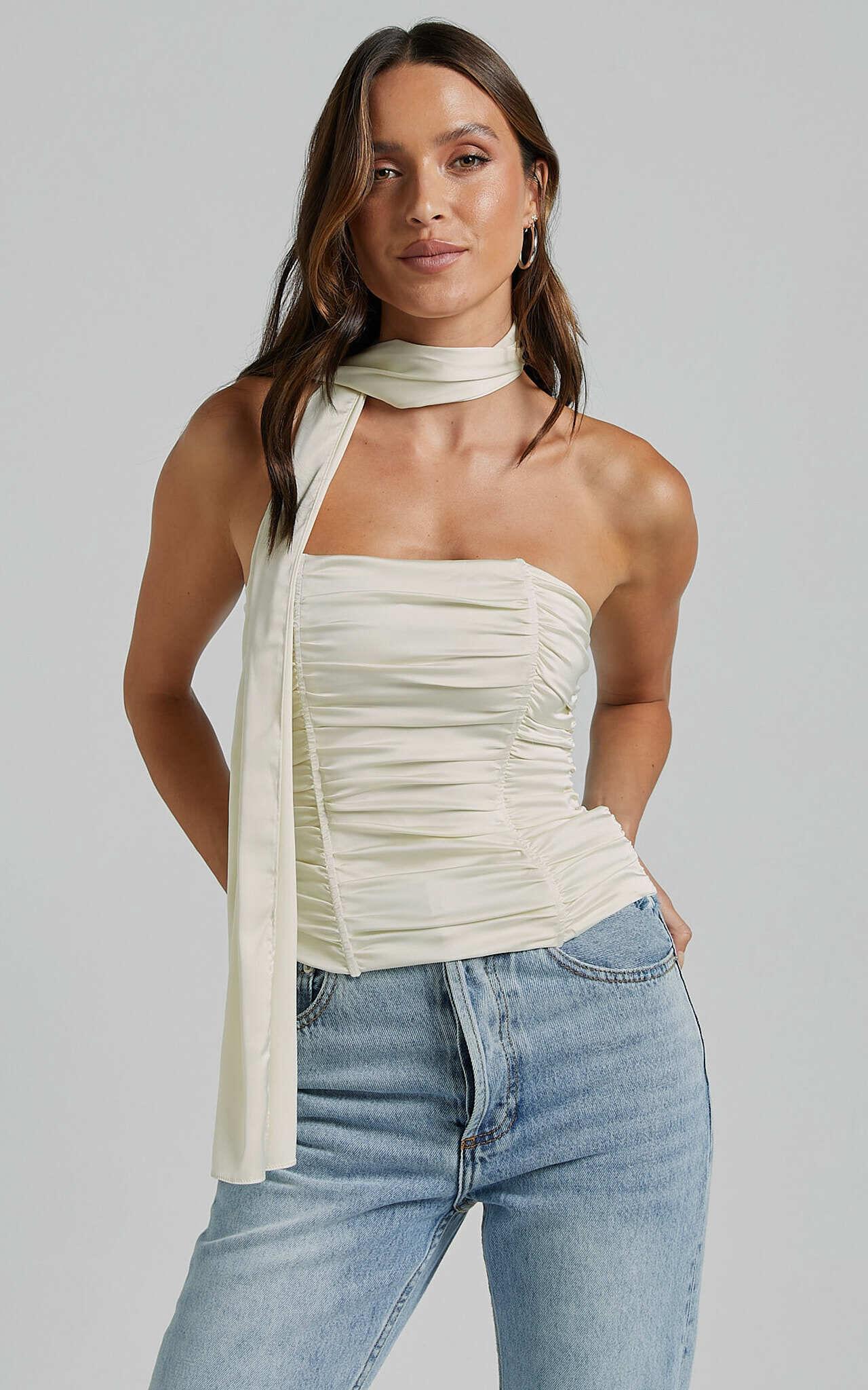 Lioness - Island Bodice Top in CORNSILK Product Image