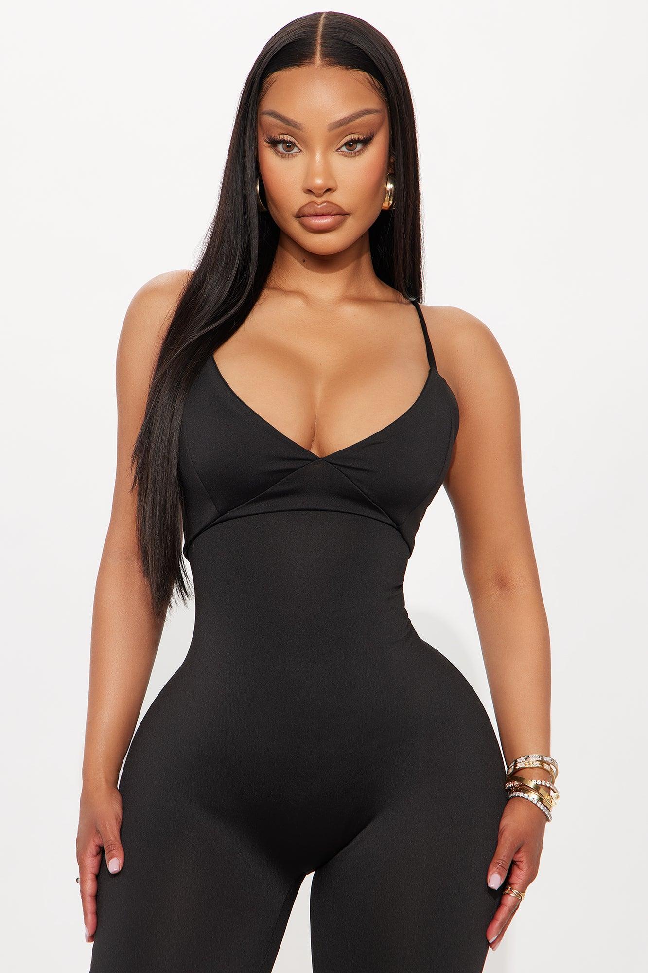 The Sleek Essential Jumpsuit - Black Female Product Image