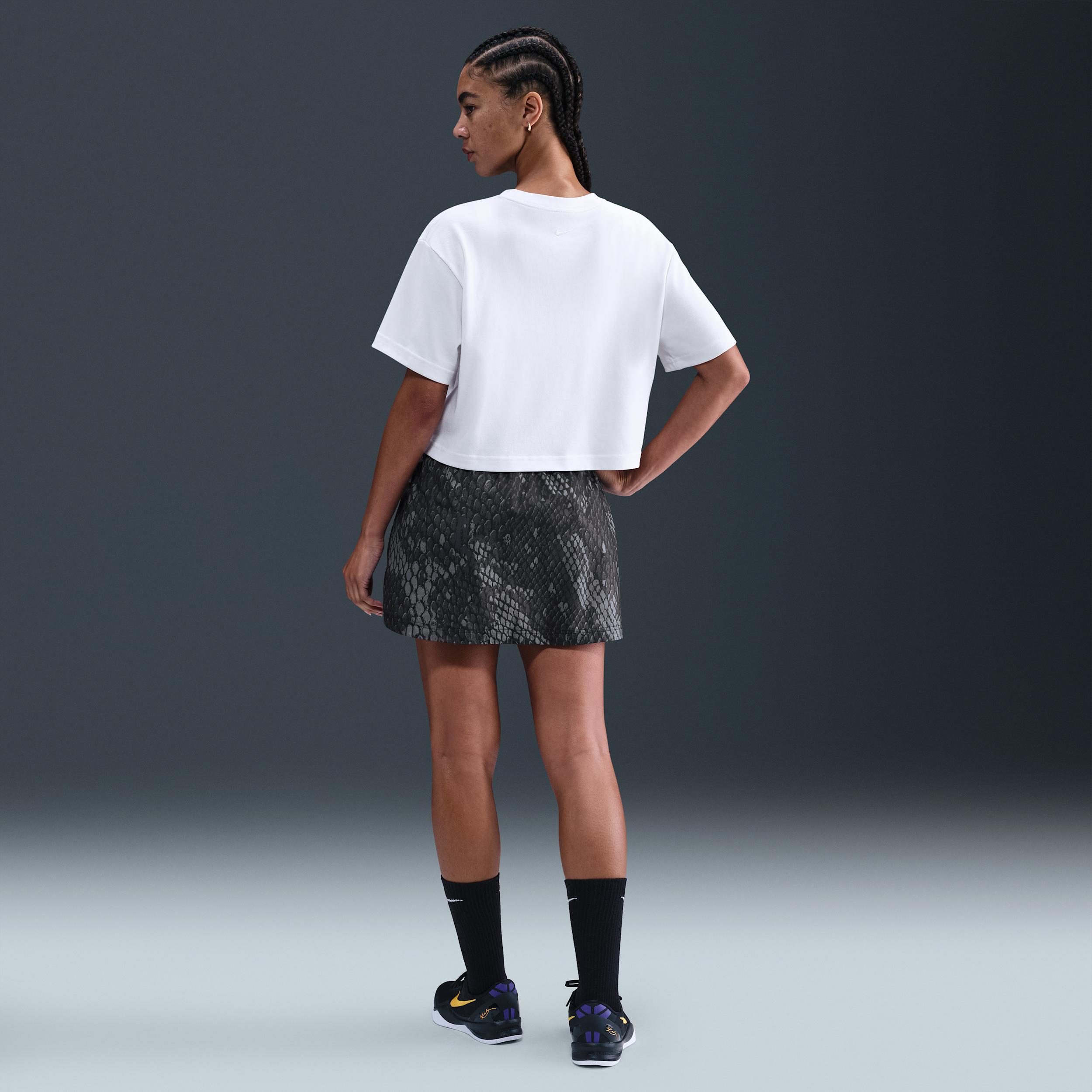 Nike Womens Kobe Dri-FIT Cropped Basketball T-Shirt | IM0367-100 Product Image