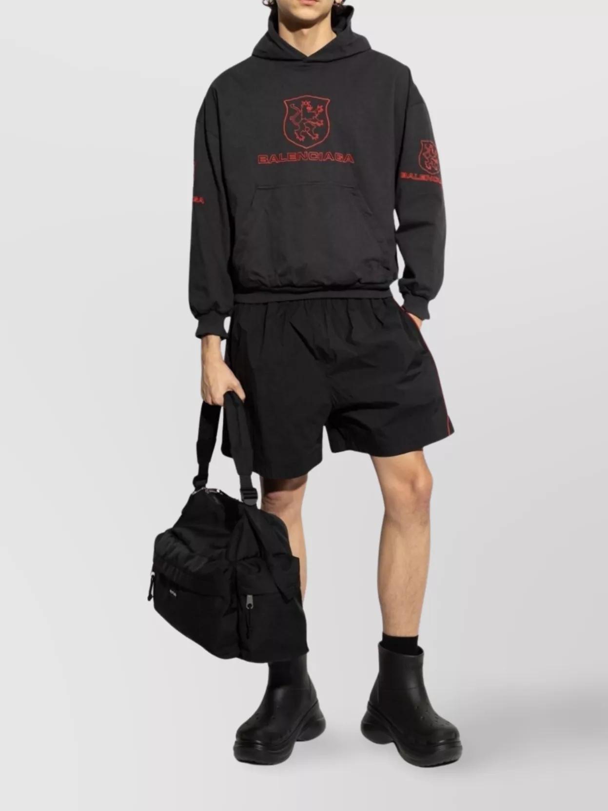 BALENCIAGA Black Crocs Edition Rubber Boots In 1000 Product Image