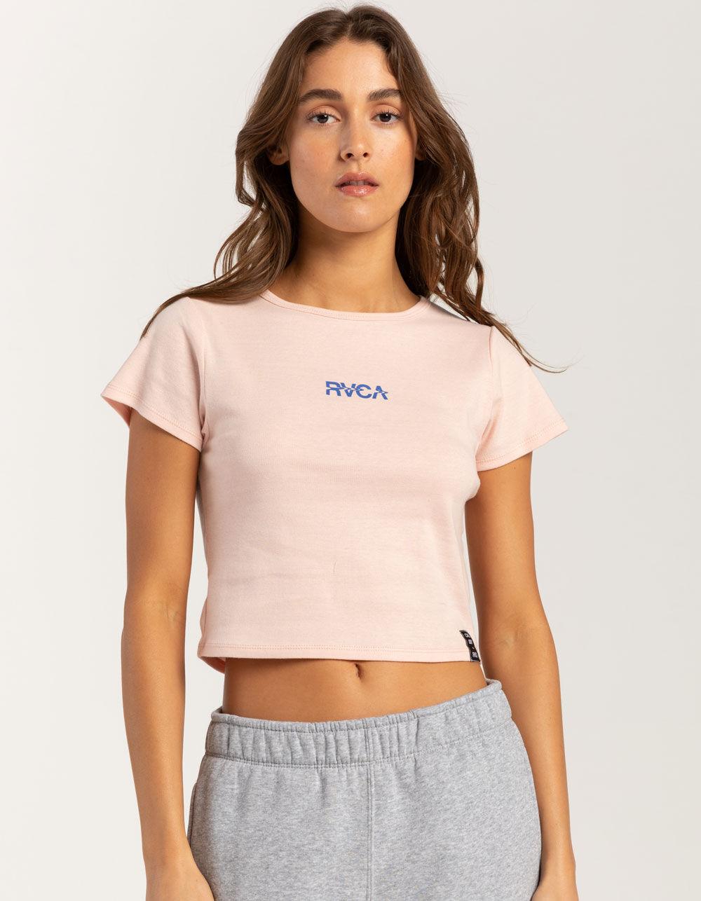 RVCA Paradise Womens Baby Tee - PINK Product Image
