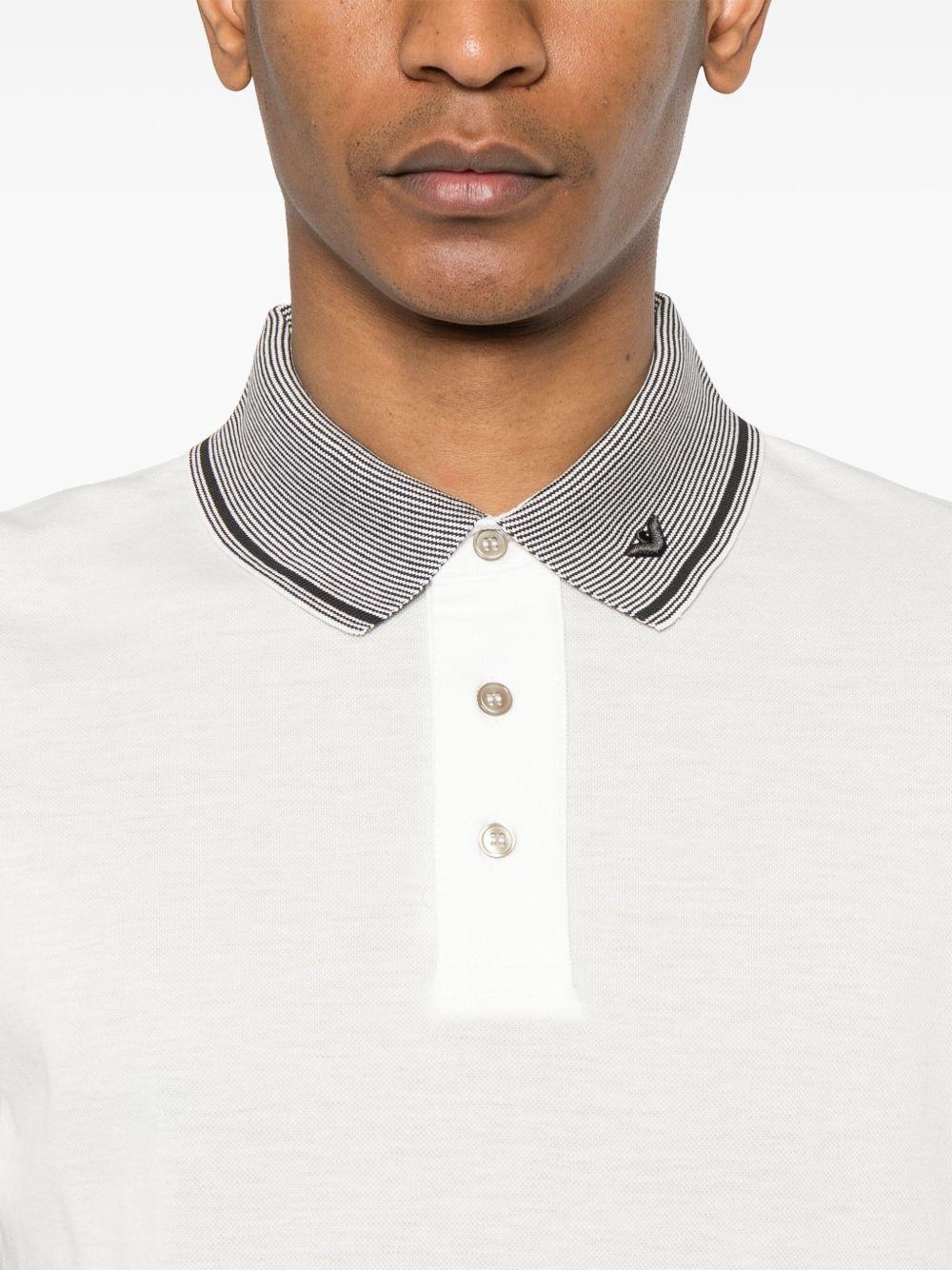 logo-embroidered polo shirt Product Image